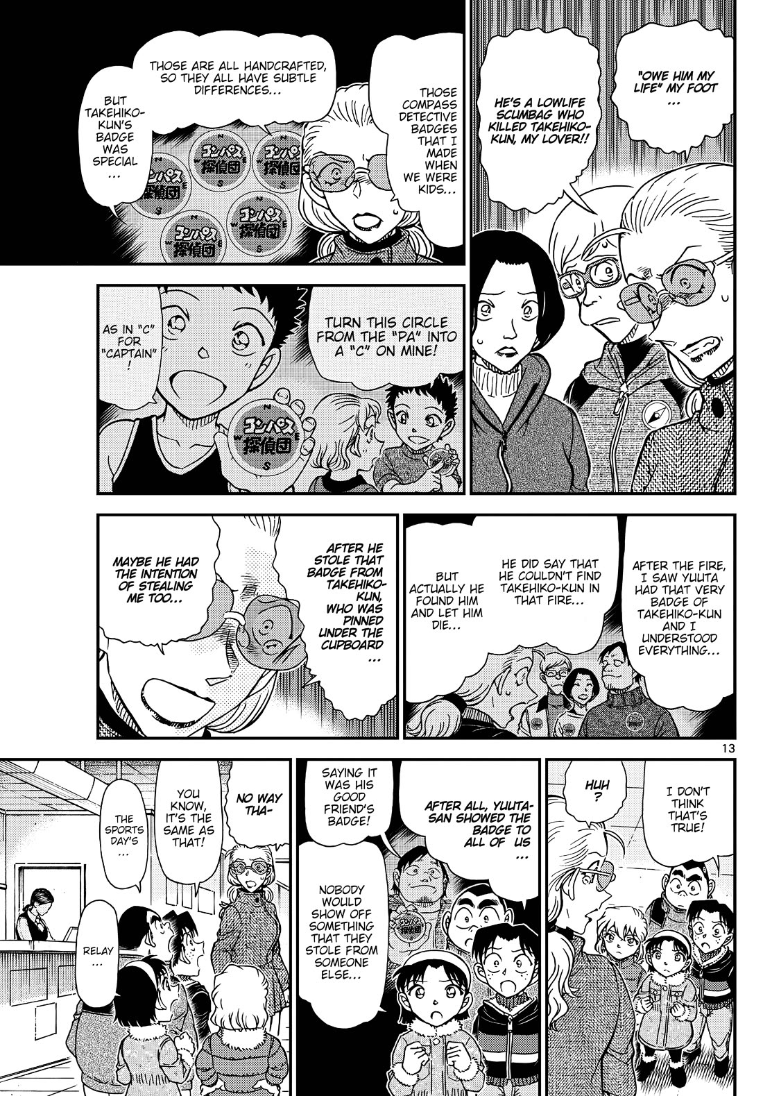 Detective Conan Chapter 1140 page 13 - Chapter 1140: An Entrusted Memento