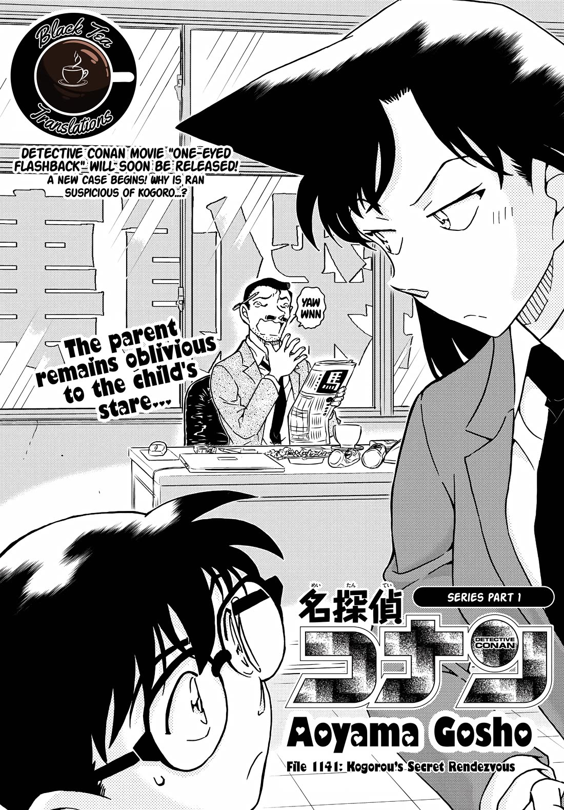 Detective Conan Chapter 1141 page 1 - Chapter 1141: Kogorou’s Secret Rendezvous
