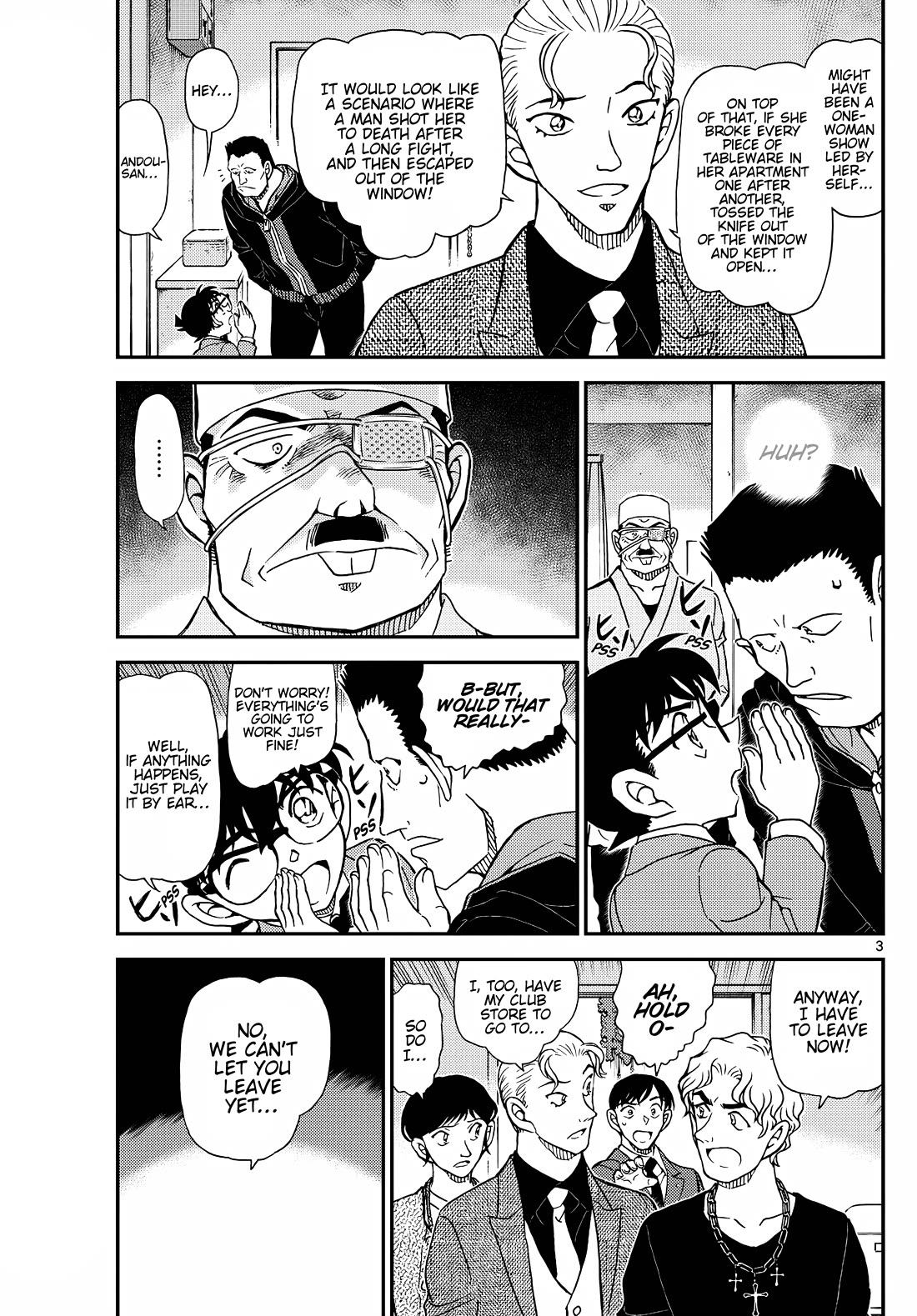 Detective Conan Chapter 1146 page 4 - Chapter 1146: It's Dangerous, You Know…