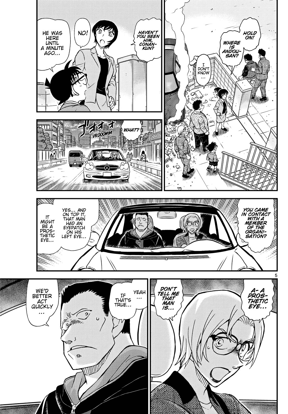 Detective Conan Chapter 1150 page 5 - Chapter 1150: The Pursuers Of Chaos