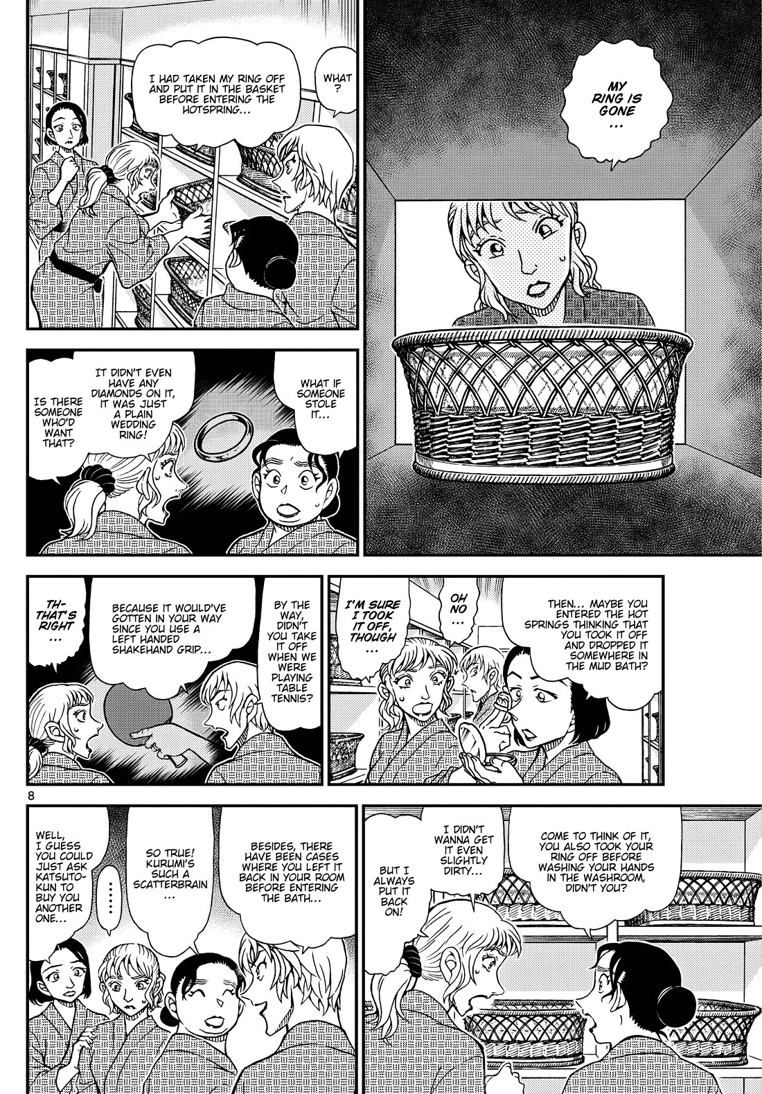 Detective Conan Chapter 1154 page 9 - Chapter 1154: A Ring And A Hot Spring