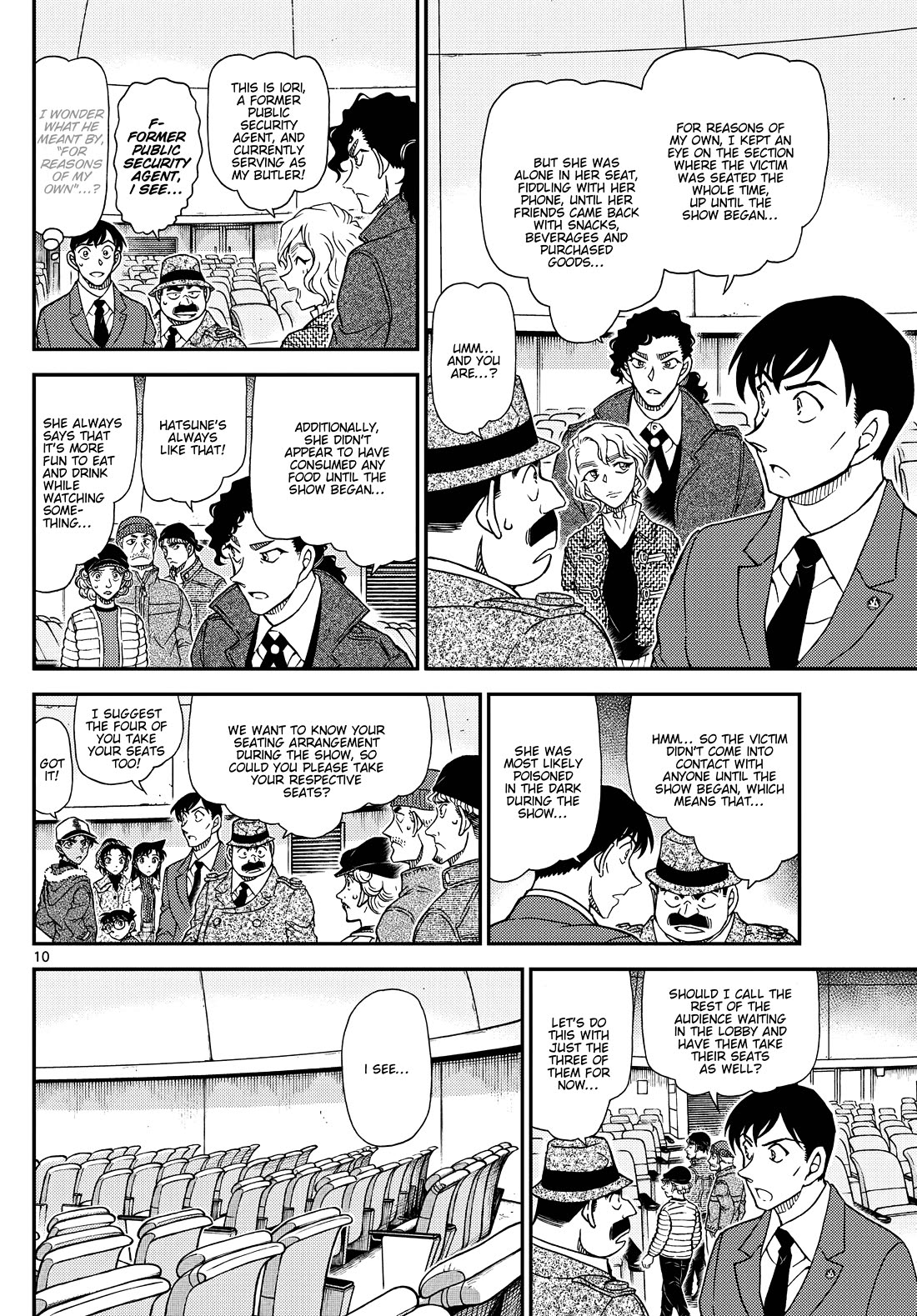 Detective Conan Chapter 1158 page 10 - Chapter 1158: An Eerie Sound