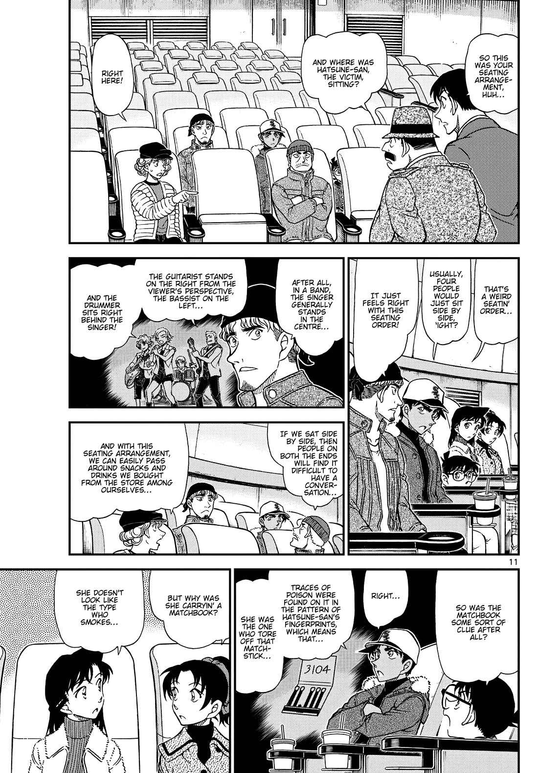 Detective Conan Chapter 1158 page 11 - Chapter 1158: An Eerie Sound