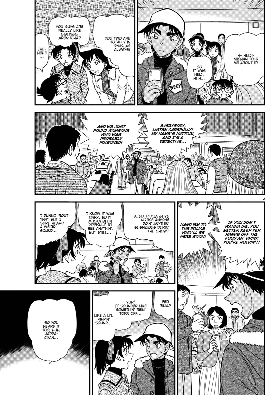 Detective Conan Chapter 1158 page 5 - Chapter 1158: An Eerie Sound
