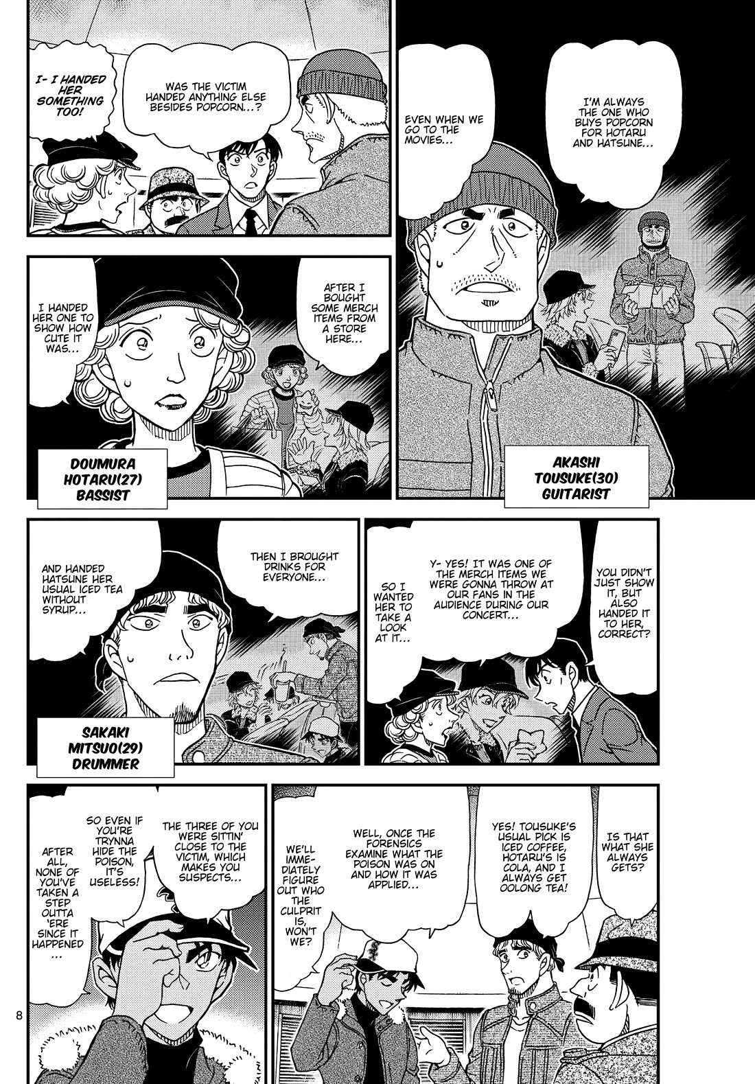 Detective Conan Chapter 1158 page 8 - Chapter 1158: An Eerie Sound