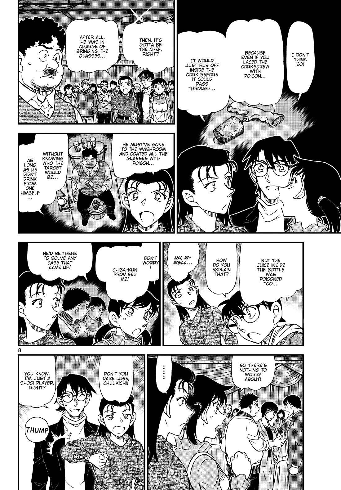 Detective Conan Chapter 1161 page 10 - Chapter 1161: Don't You Dare Lose