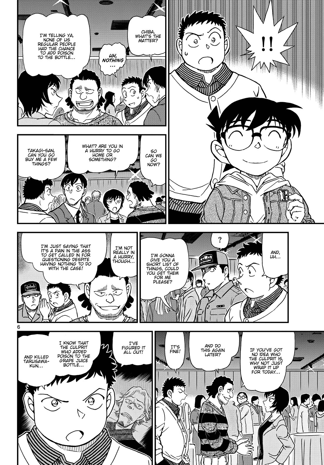 Detective Conan Chapter 1162 page 6 - Chapter 1162: A Detective From One's Own Side
