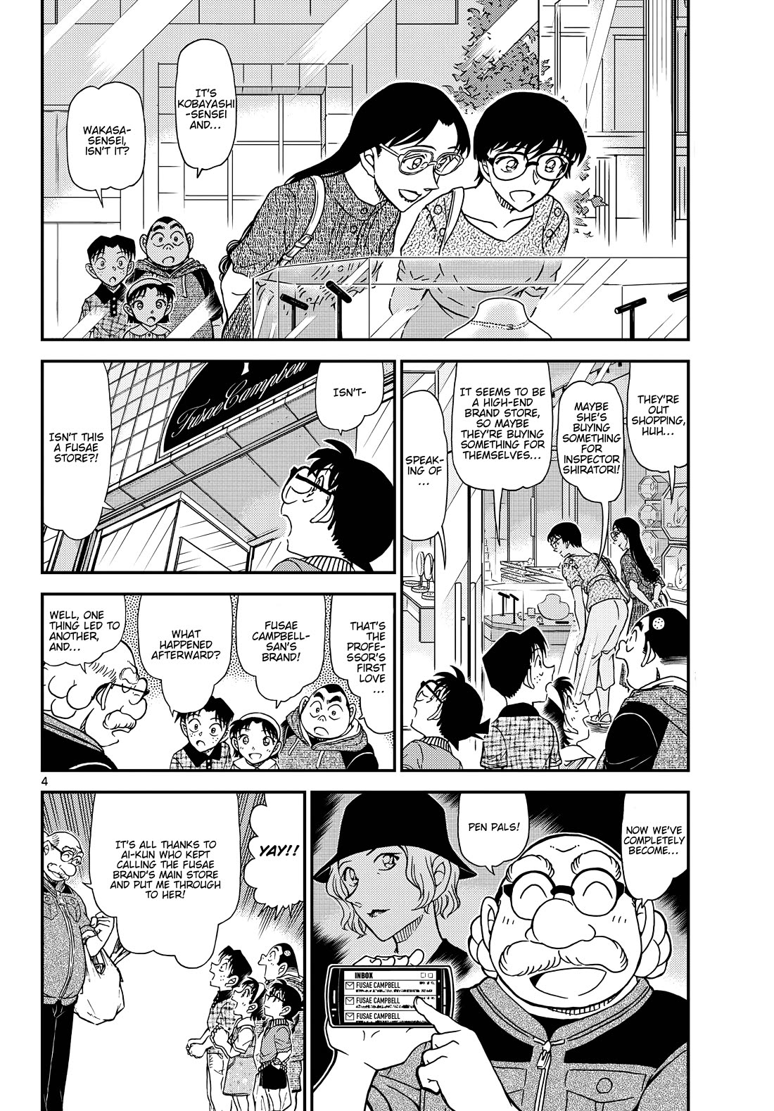 Detective Conan Chapter 1163 page 5 - Chapter 1163: A Gift From Sensei