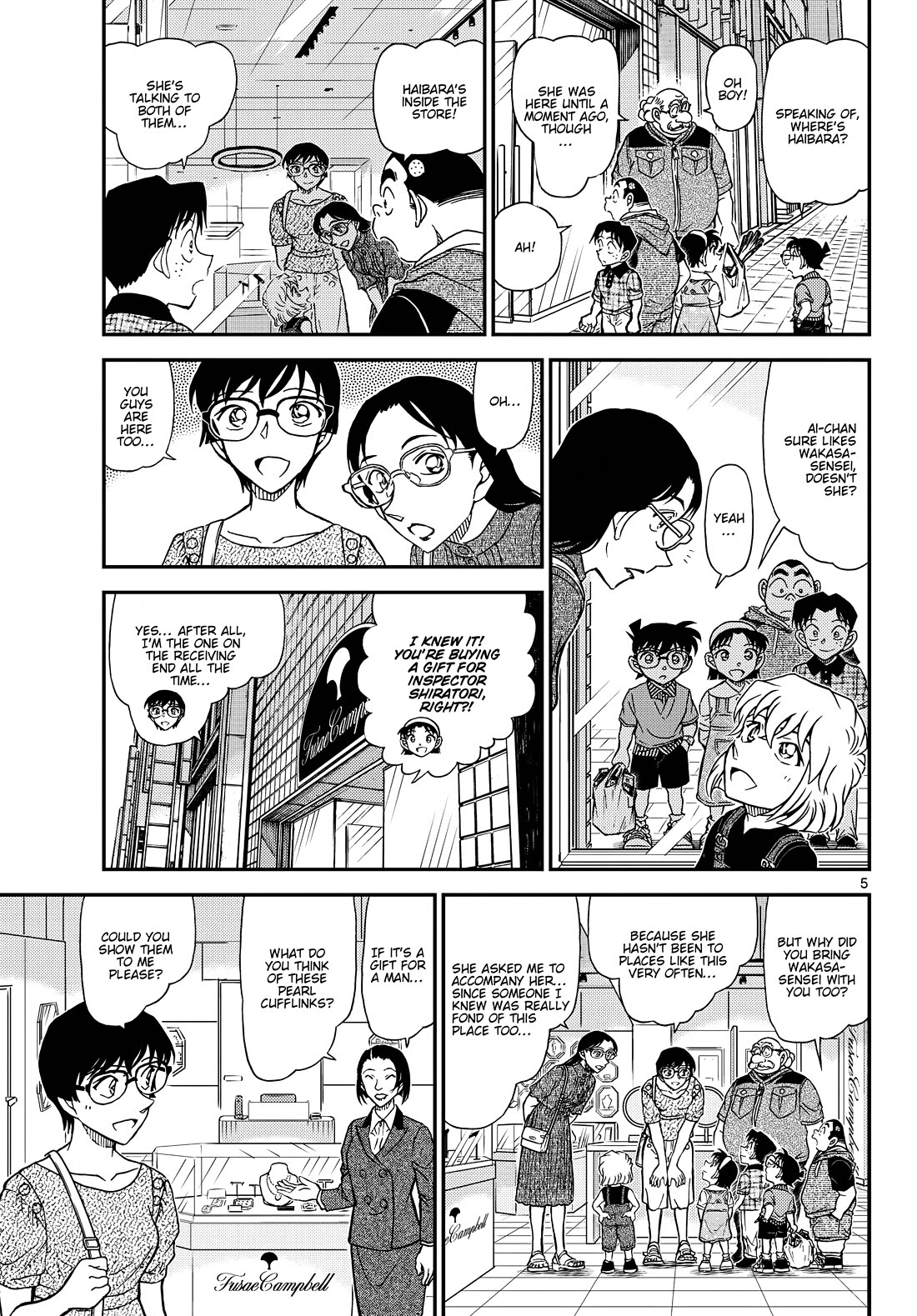 Detective Conan Chapter 1163 page 6 - Chapter 1163: A Gift From Sensei