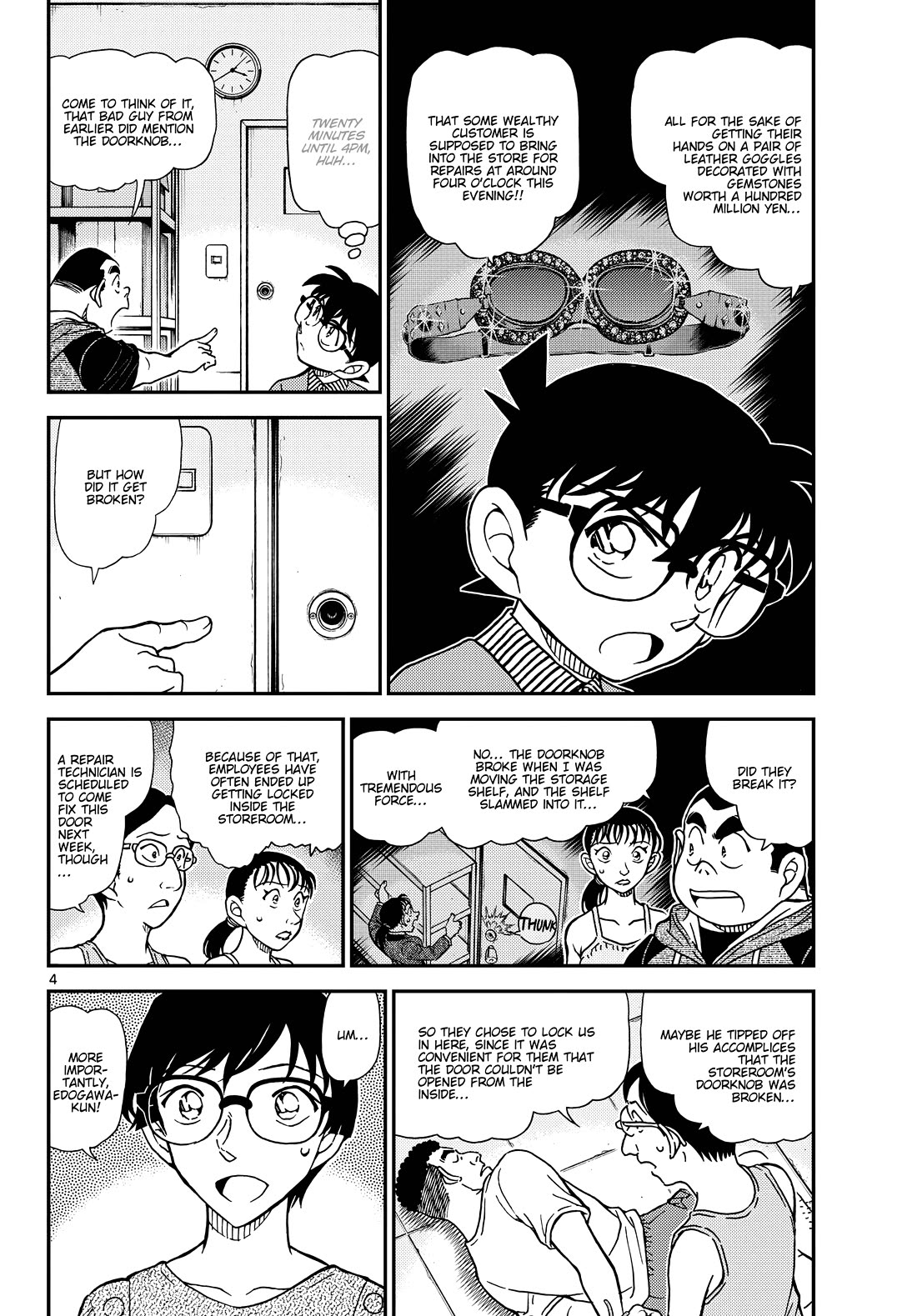 Detective Conan Chapter 1164 page 4 - Chapter 1164: Pranks Worth Risking Lives For