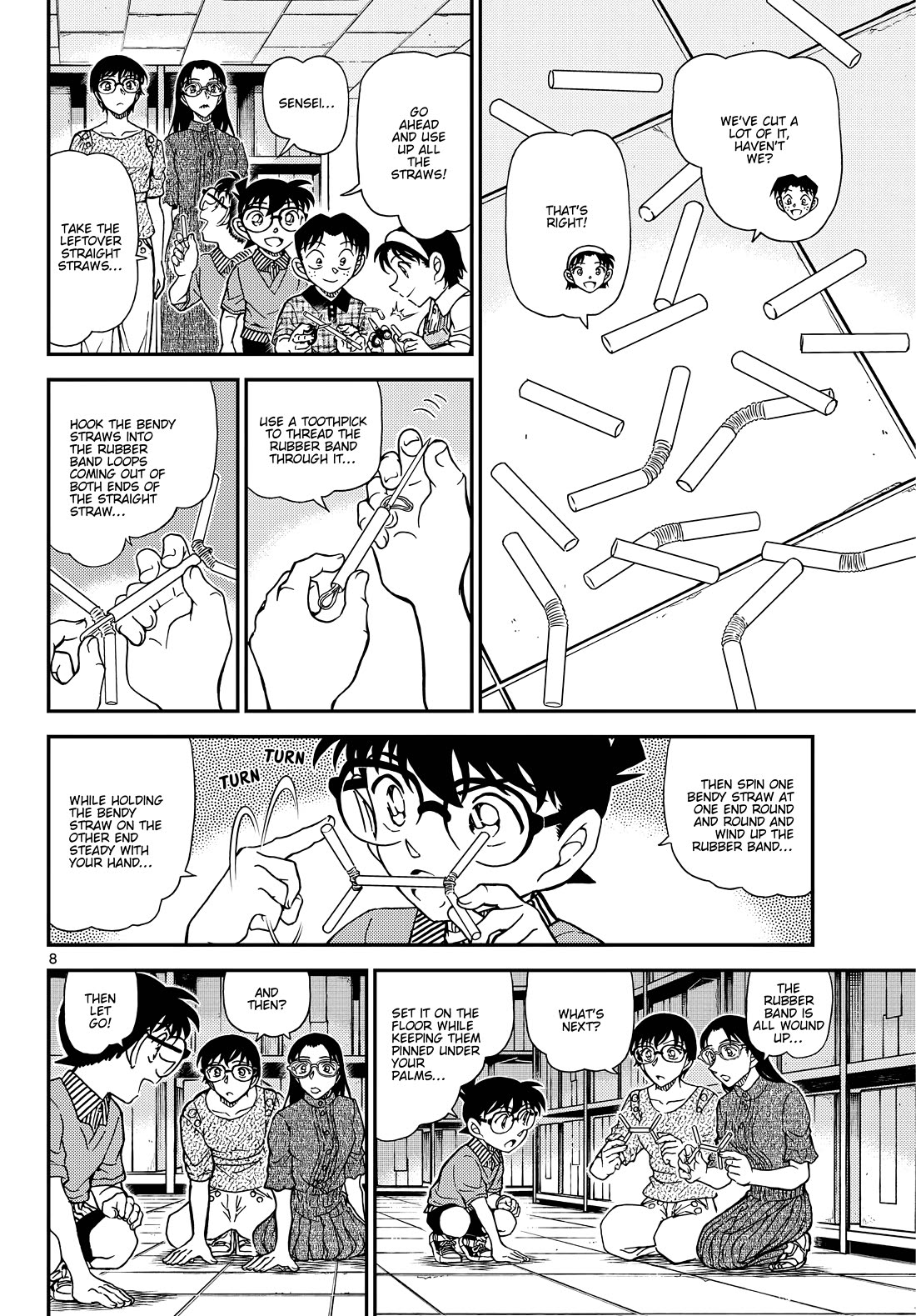 Detective Conan Chapter 1164 page 8 - Chapter 1164: Pranks Worth Risking Lives For