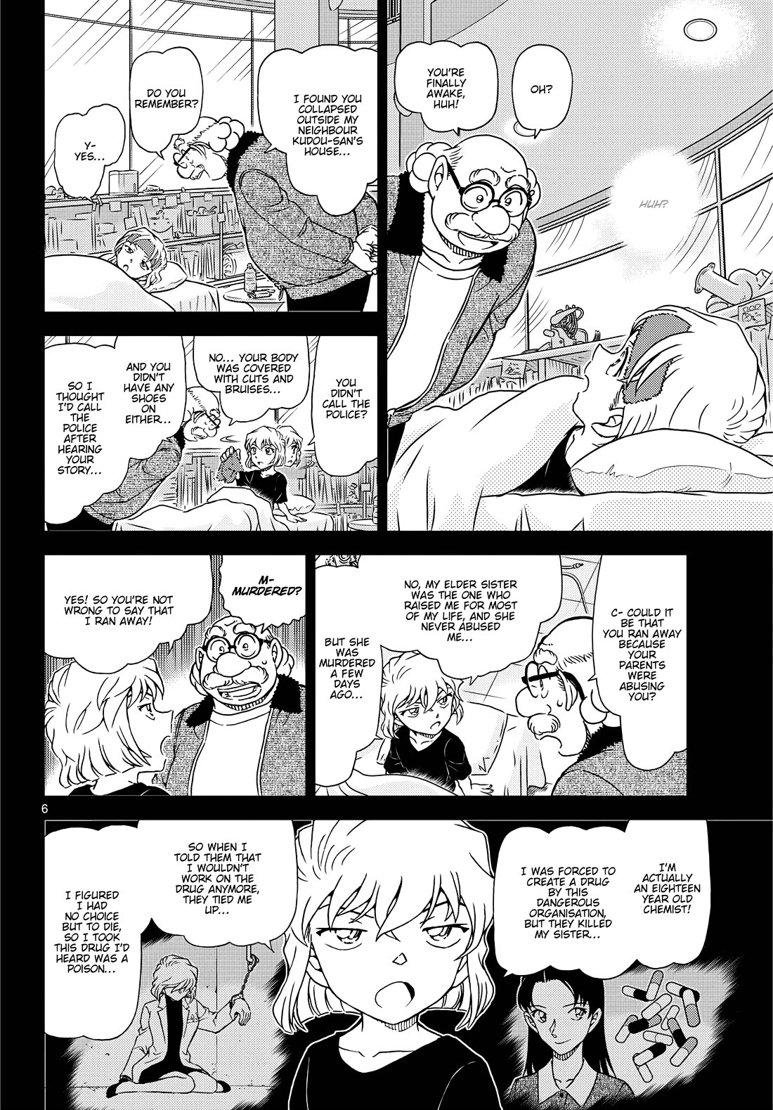 Detective Conan Chapter 1165 page 6 - Chapter 1165: A Murderous Intent Born Of Loneliness