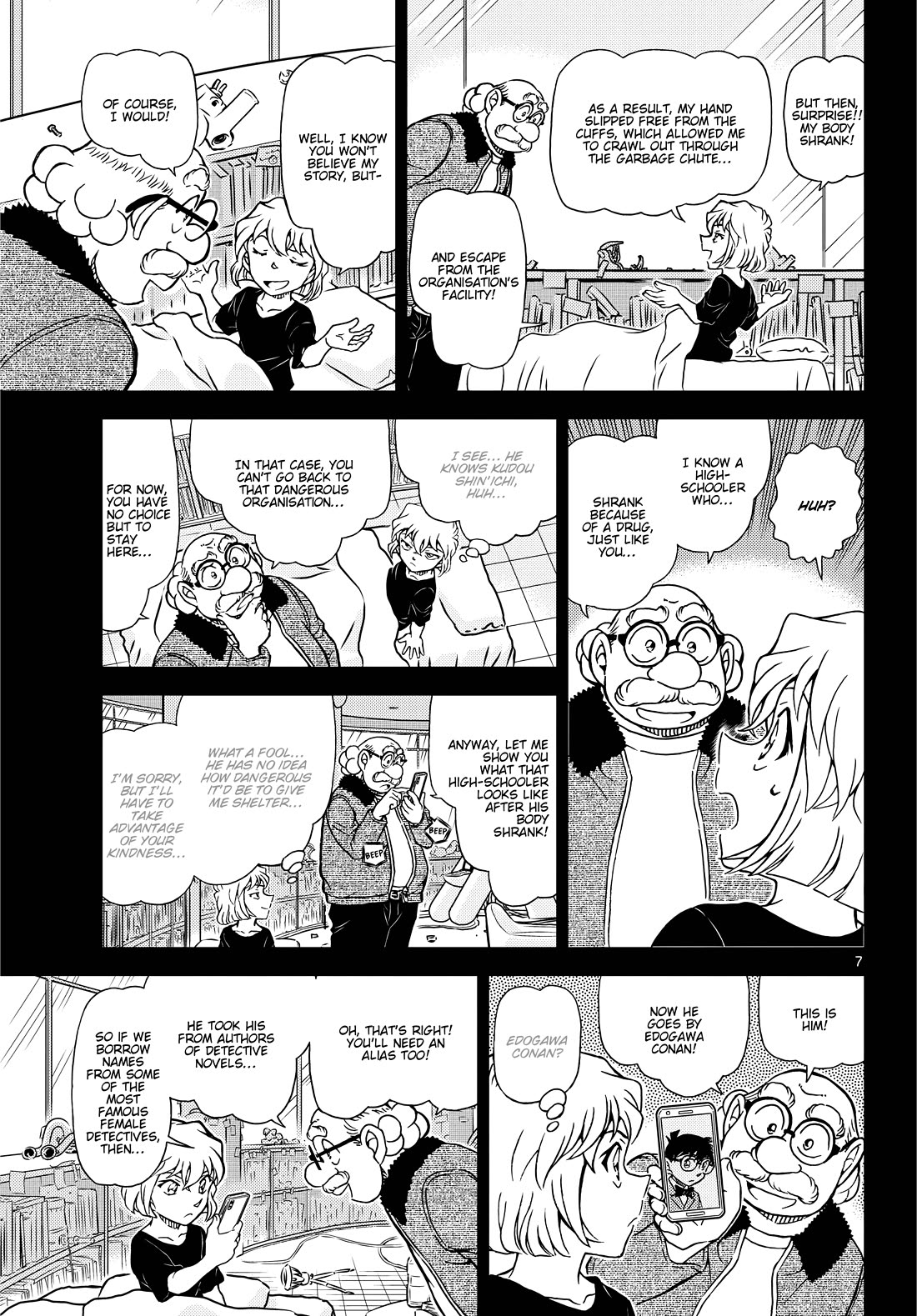Detective Conan Chapter 1165 page 7 - Chapter 1165: A Murderous Intent Born Of Loneliness