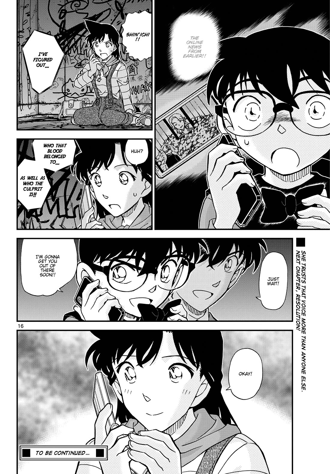 Detective Conan Chapter 1168 page 16 - Chapter 1168: A Mark Place Deliberately