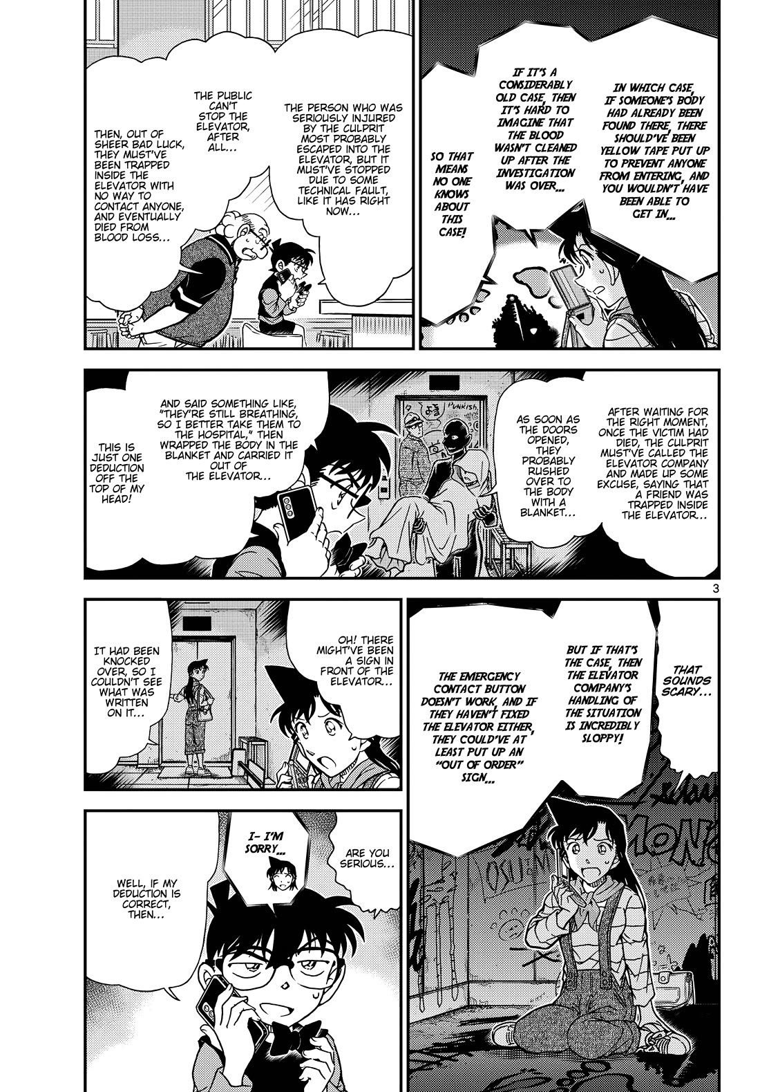 Detective Conan Chapter 1168 page 3 - Chapter 1168: A Mark Place Deliberately