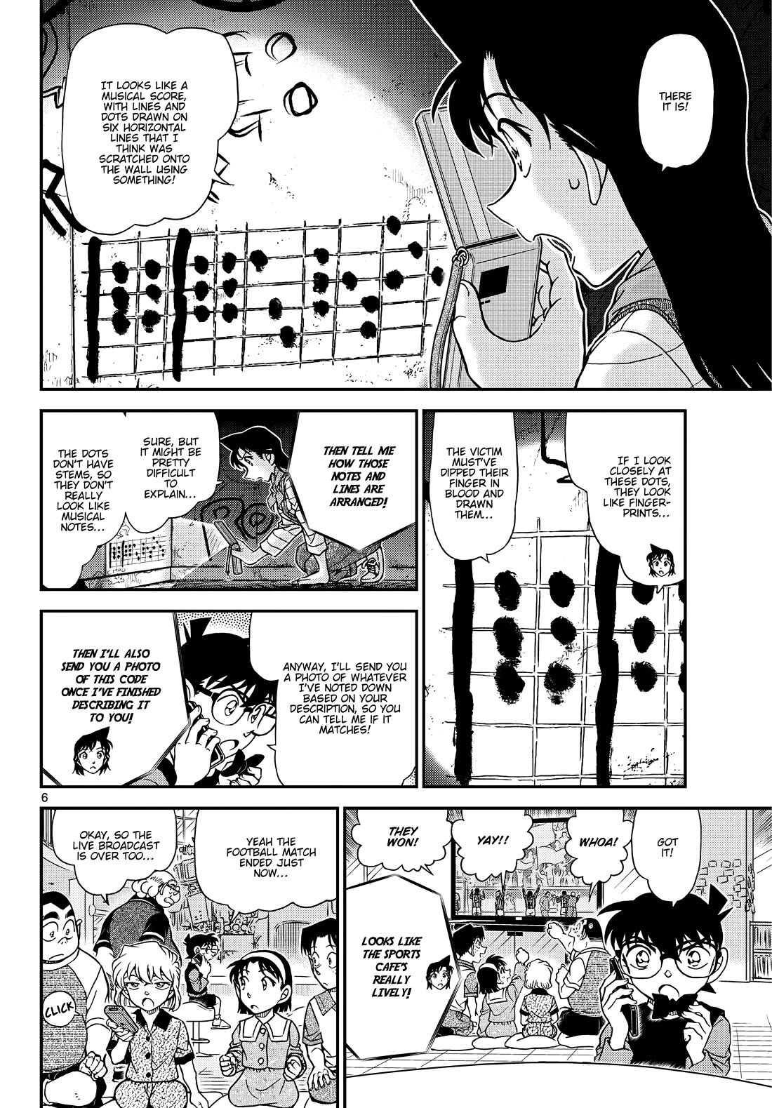 Detective Conan Chapter 1168 page 6 - Chapter 1168: A Mark Place Deliberately