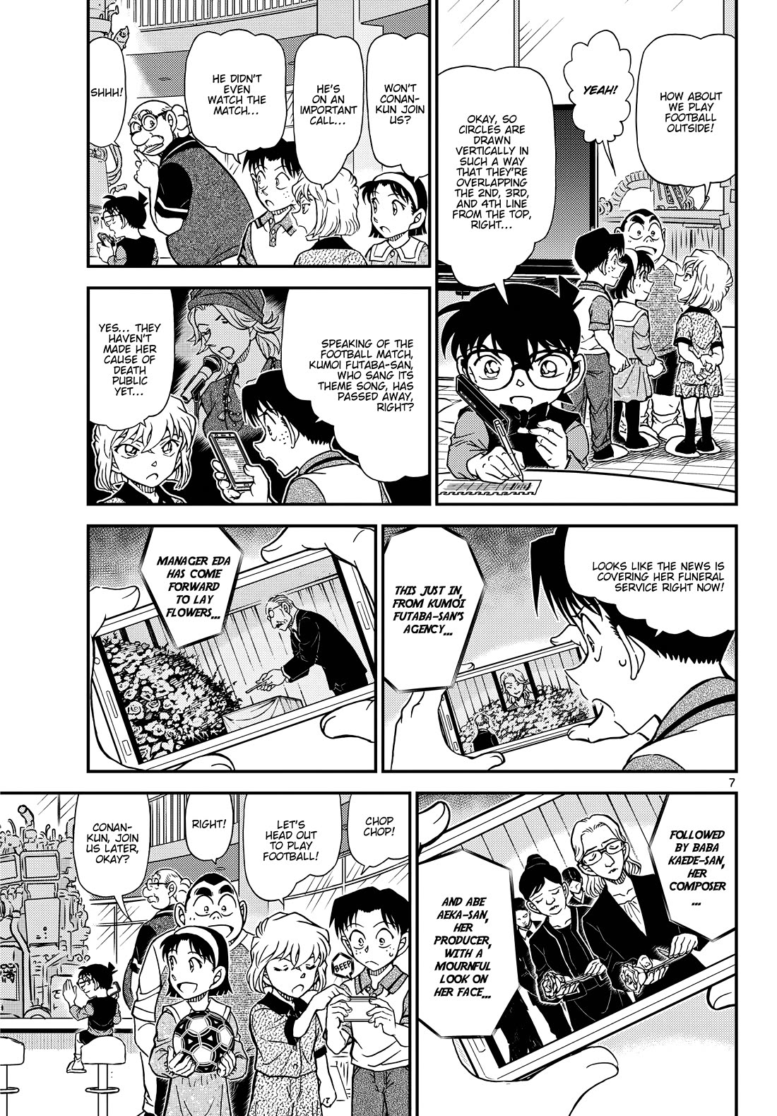 Detective Conan Chapter 1168 page 7 - Chapter 1168: A Mark Place Deliberately