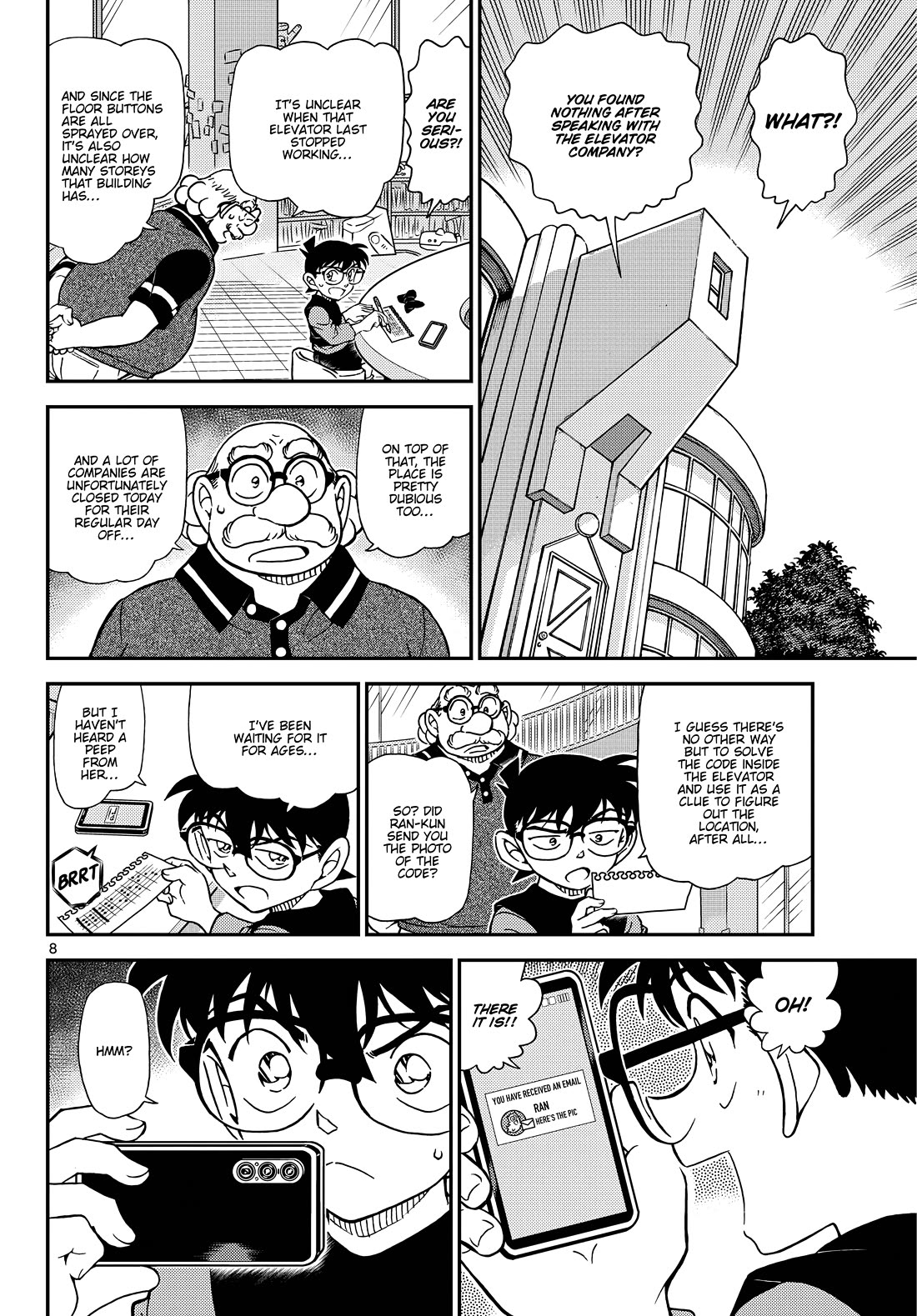 Detective Conan Chapter 1168 page 8 - Chapter 1168: A Mark Place Deliberately