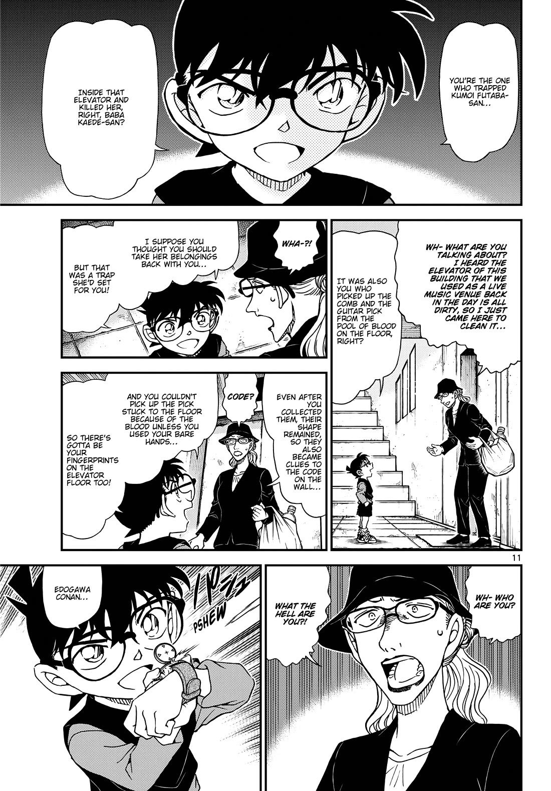 Detective Conan Chapter 1169 page 11 - Chapter 1169: The Bloody Code