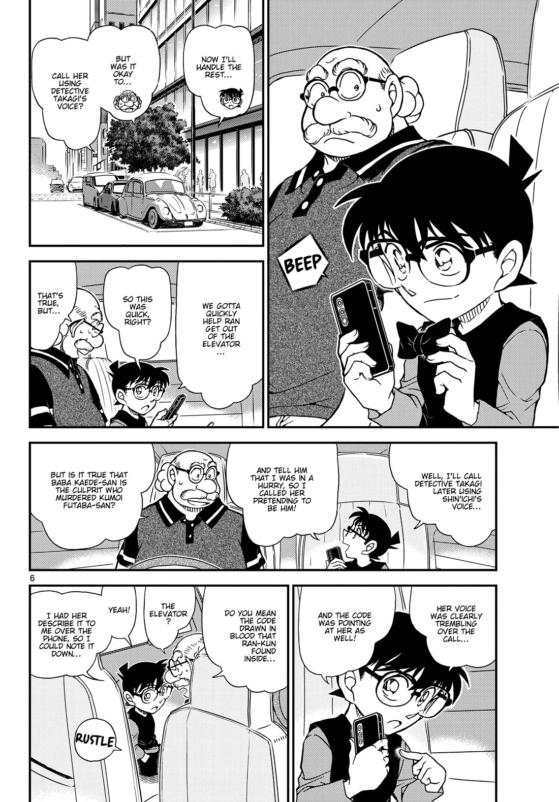 Detective Conan Chapter 1169 page 6 - Chapter 1169: The Bloody Code