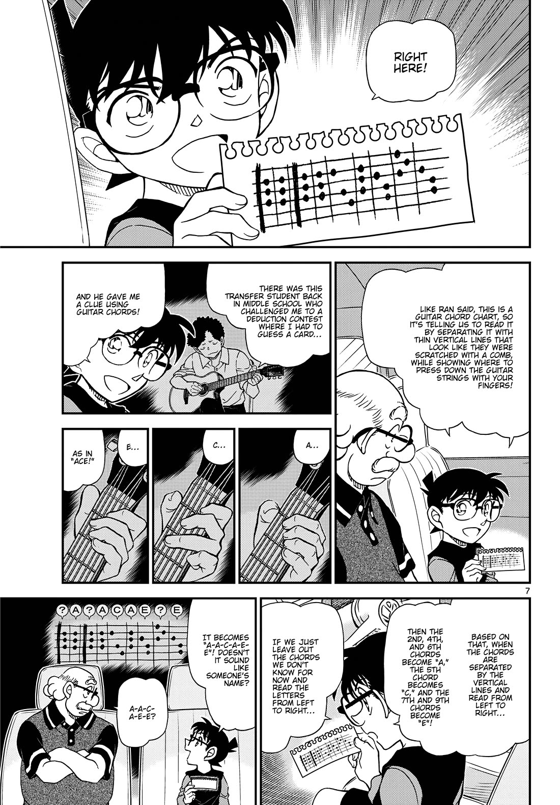 Detective Conan Chapter 1169 page 7 - Chapter 1169: The Bloody Code