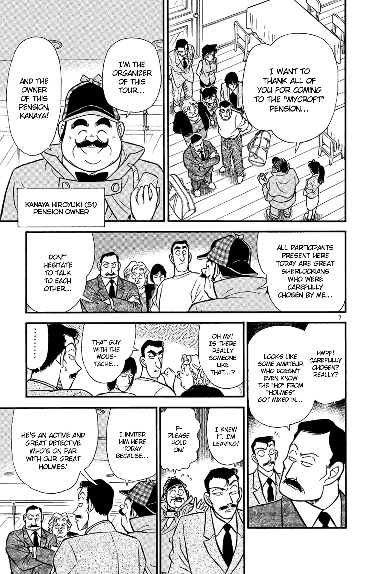 Detective Conan Chapter 117 page 8 - Chapter 117: A Gathering at the Mycroft