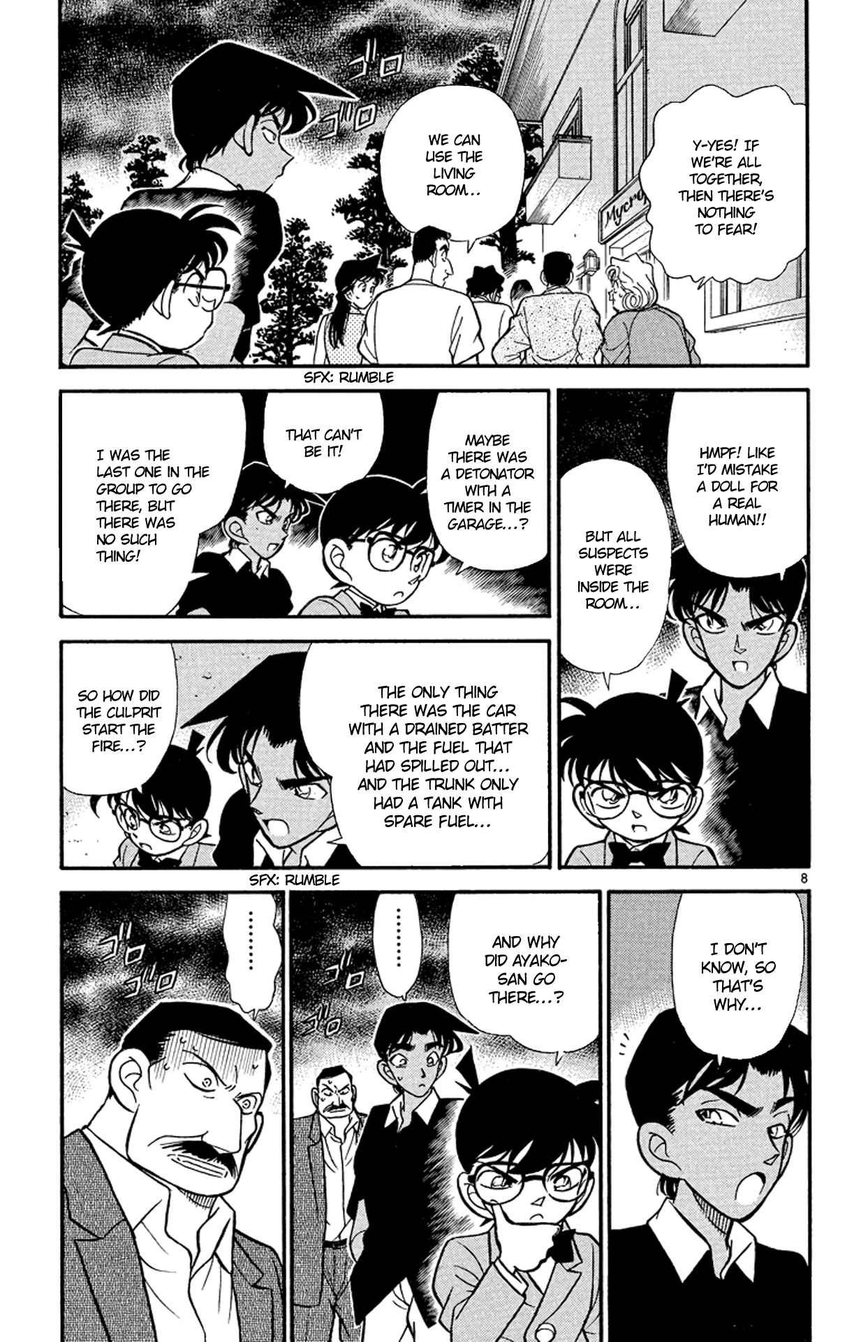 Detective Conan Chapter 119 page 9 - Chapter 119: The Mysterious Explosion