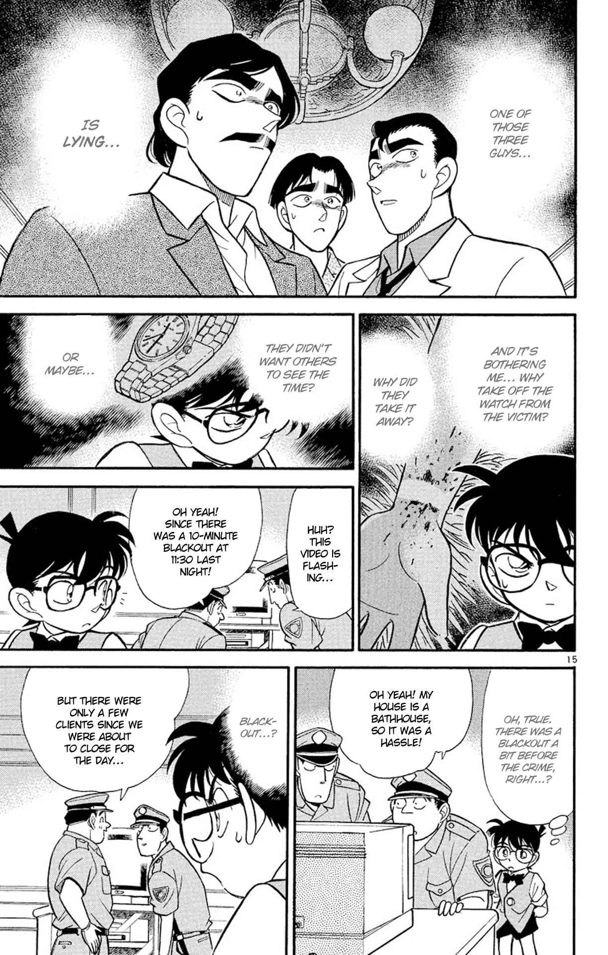 Detective Conan Chapter 123 page 16 - Chapter 123: The Suspicious Triplets