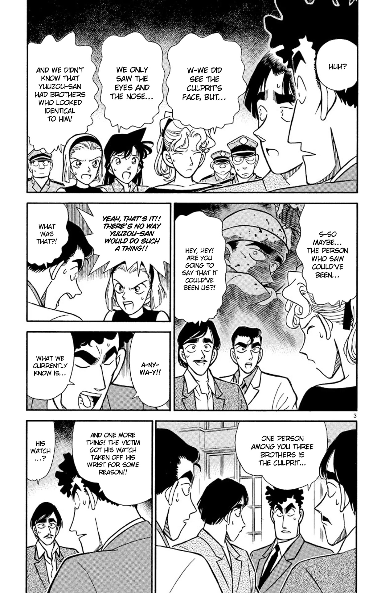 Detective Conan Chapter 123 page 4 - Chapter 123: The Suspicious Triplets