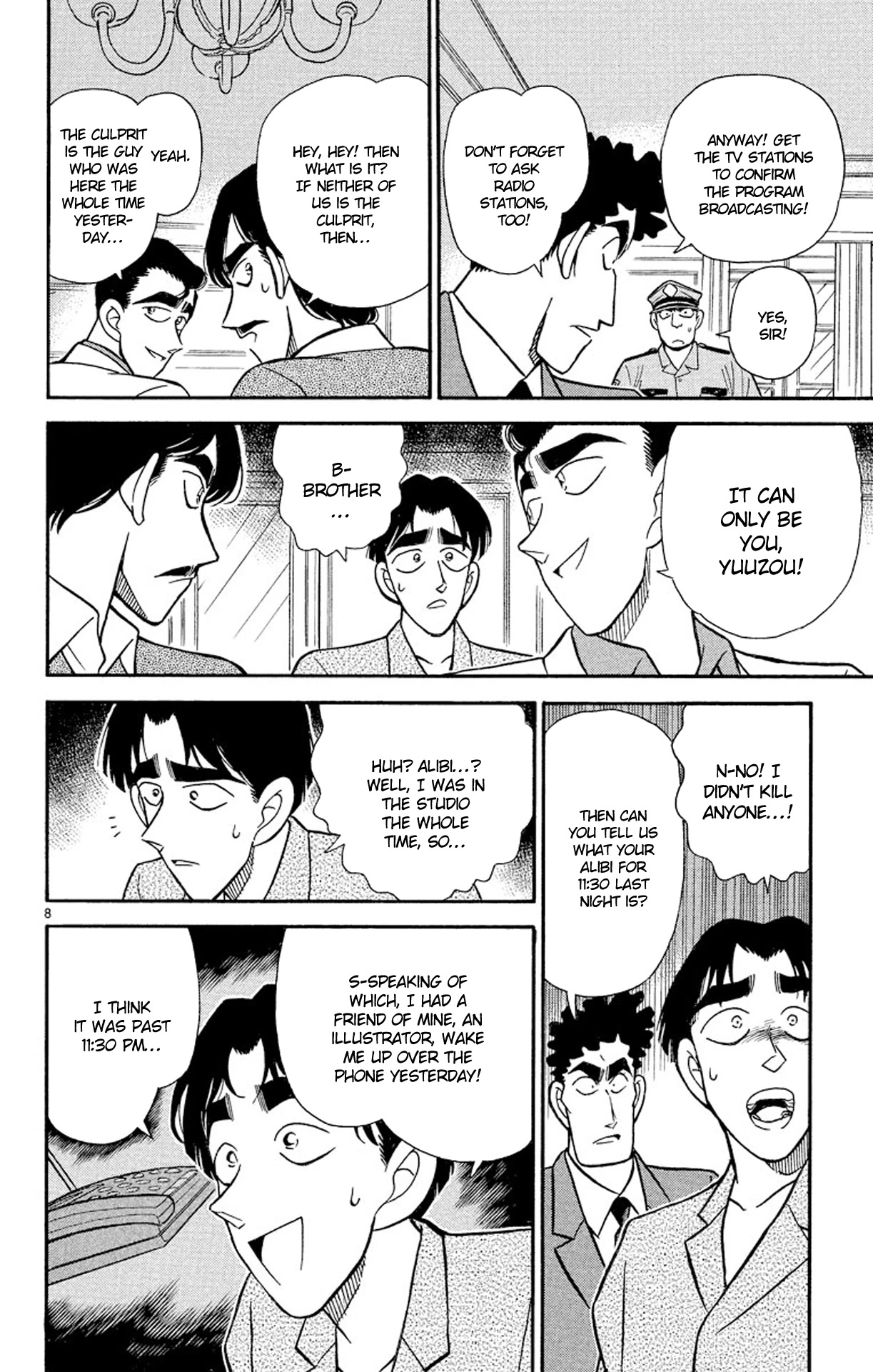 Detective Conan Chapter 123 page 9 - Chapter 123: The Suspicious Triplets