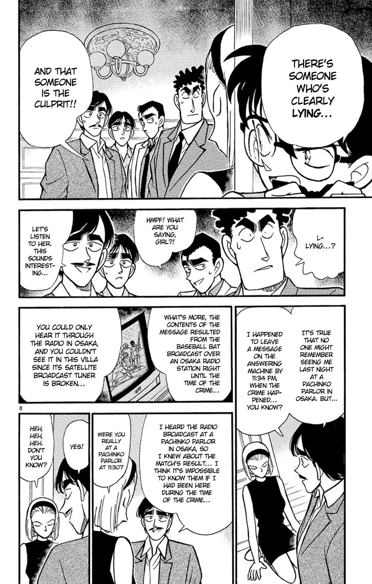 Detective Conan Chapter 124 page 9 - Chapter 124: The Sad Bonds of the Brothers