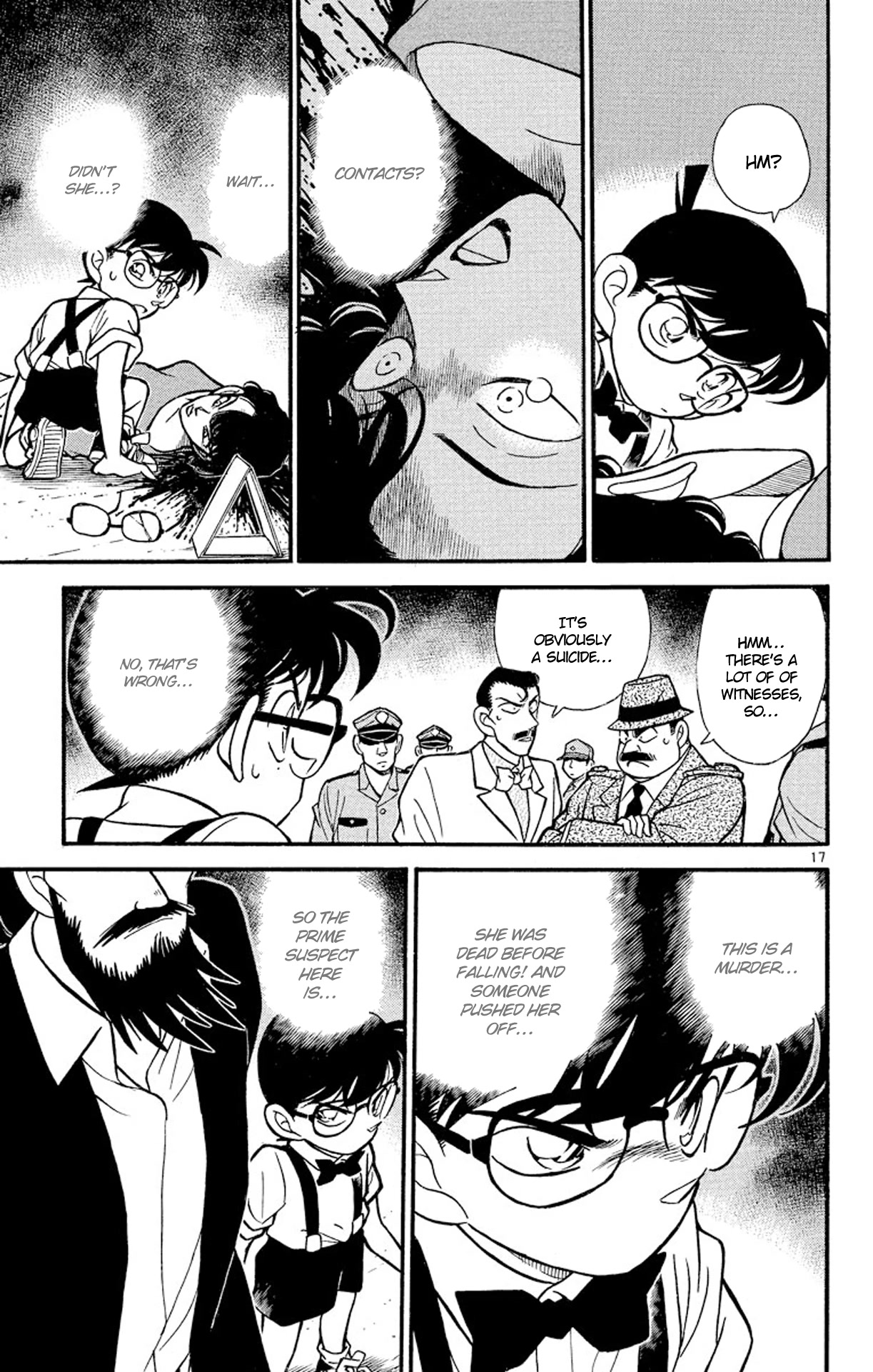 Detective Conan Chapter 125 page 18 - Chapter 125: The Falling Body