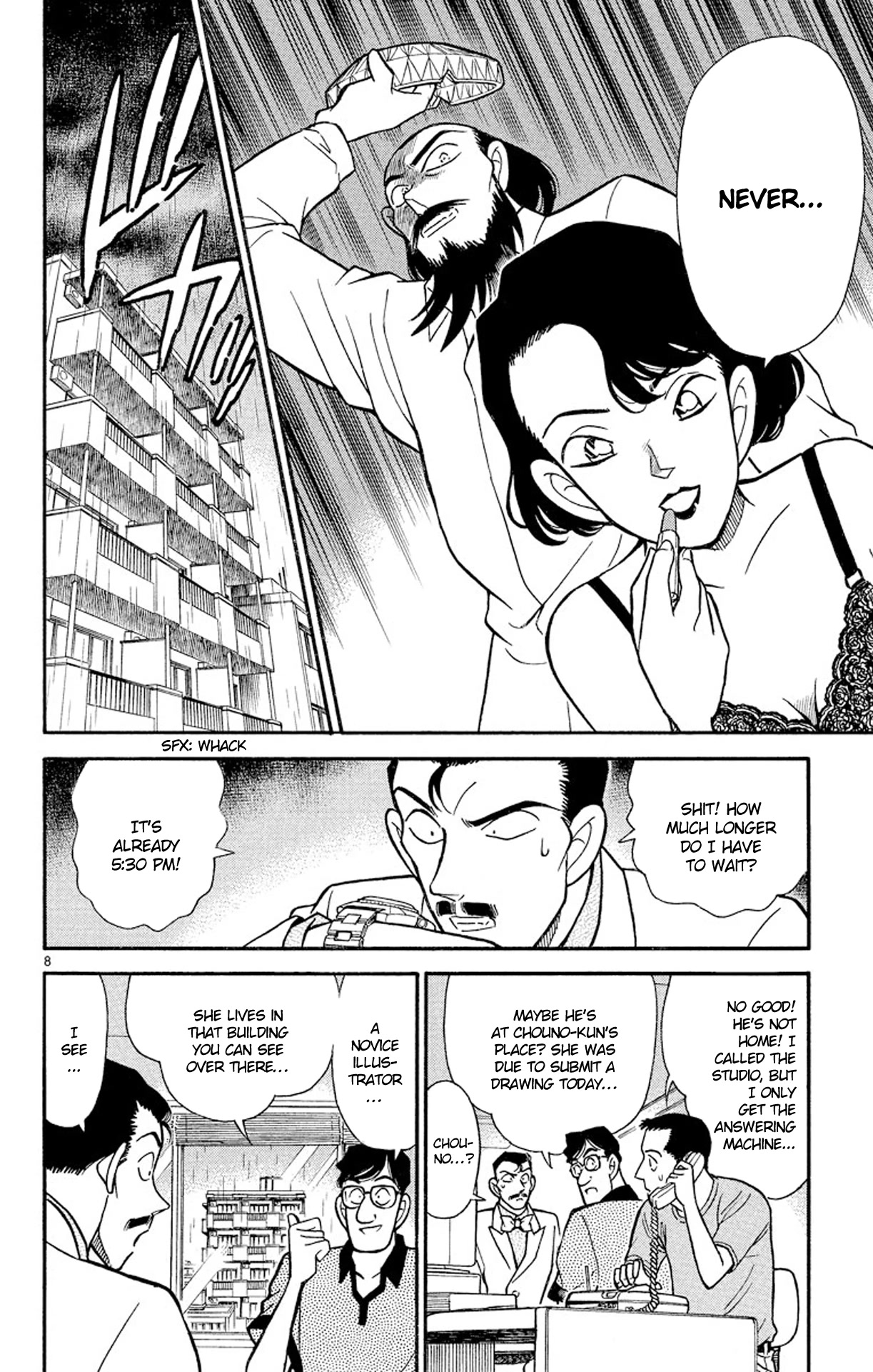 Detective Conan Chapter 125 page 9 - Chapter 125: The Falling Body