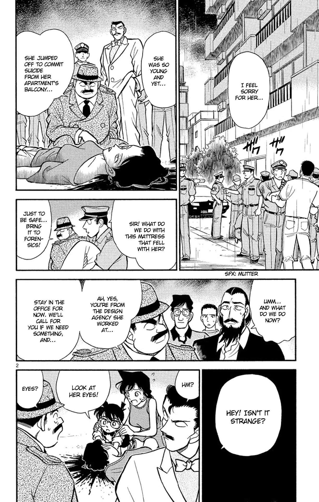 Detective Conan Chapter 126 page 3 - Chapter 126: The Suspicious Suicide