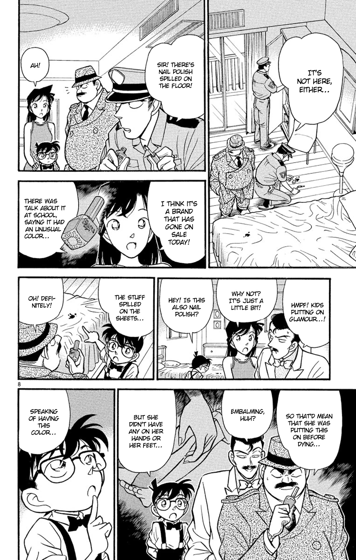 Detective Conan Chapter 126 page 9 - Chapter 126: The Suspicious Suicide