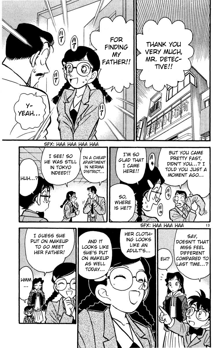 Detective Conan Chapter 13 page 14 - Chapter 13: The Missing Man