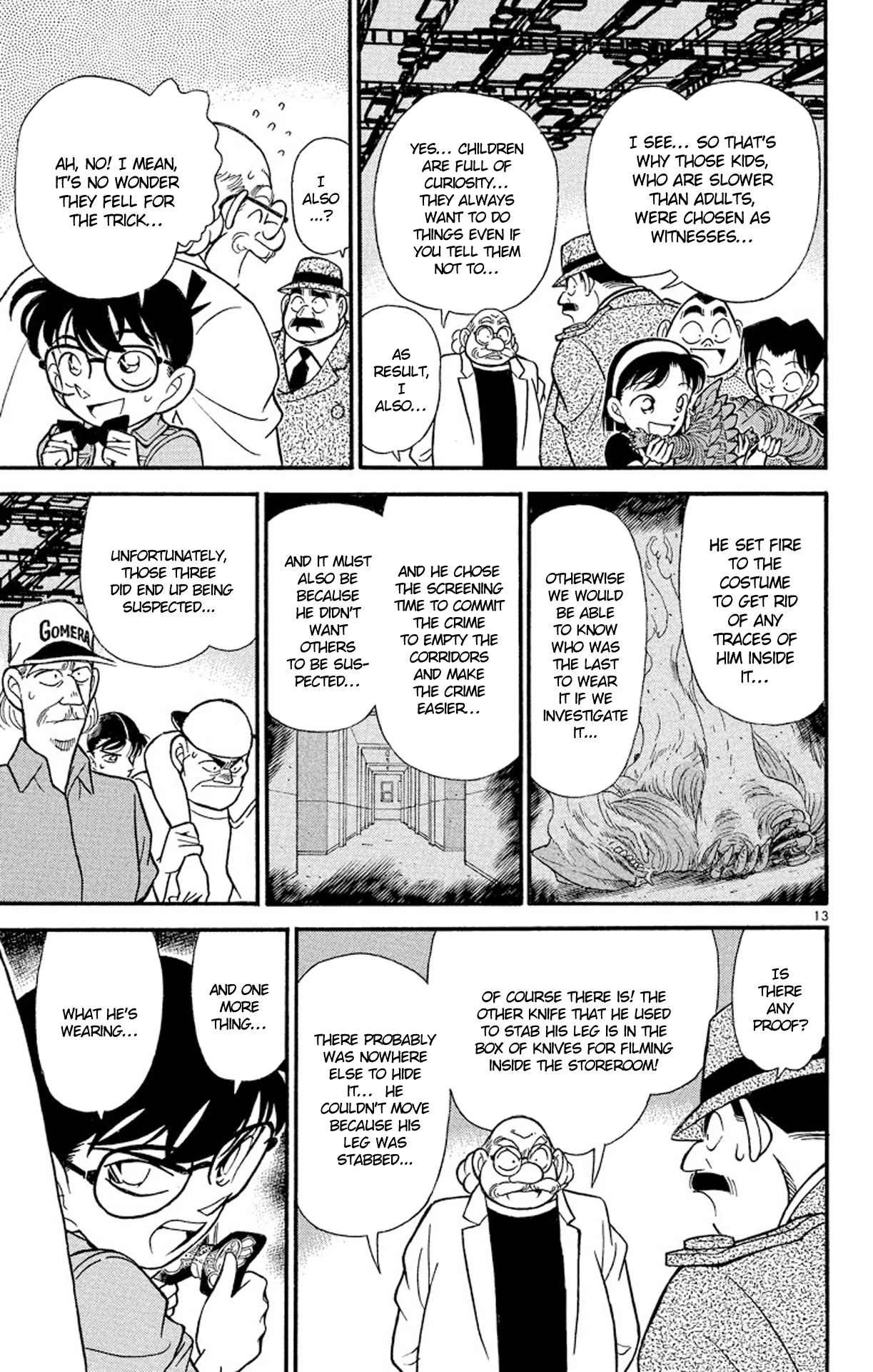 Detective Conan Chapter 130 page 14 - Chapter 130: The Back Running Away