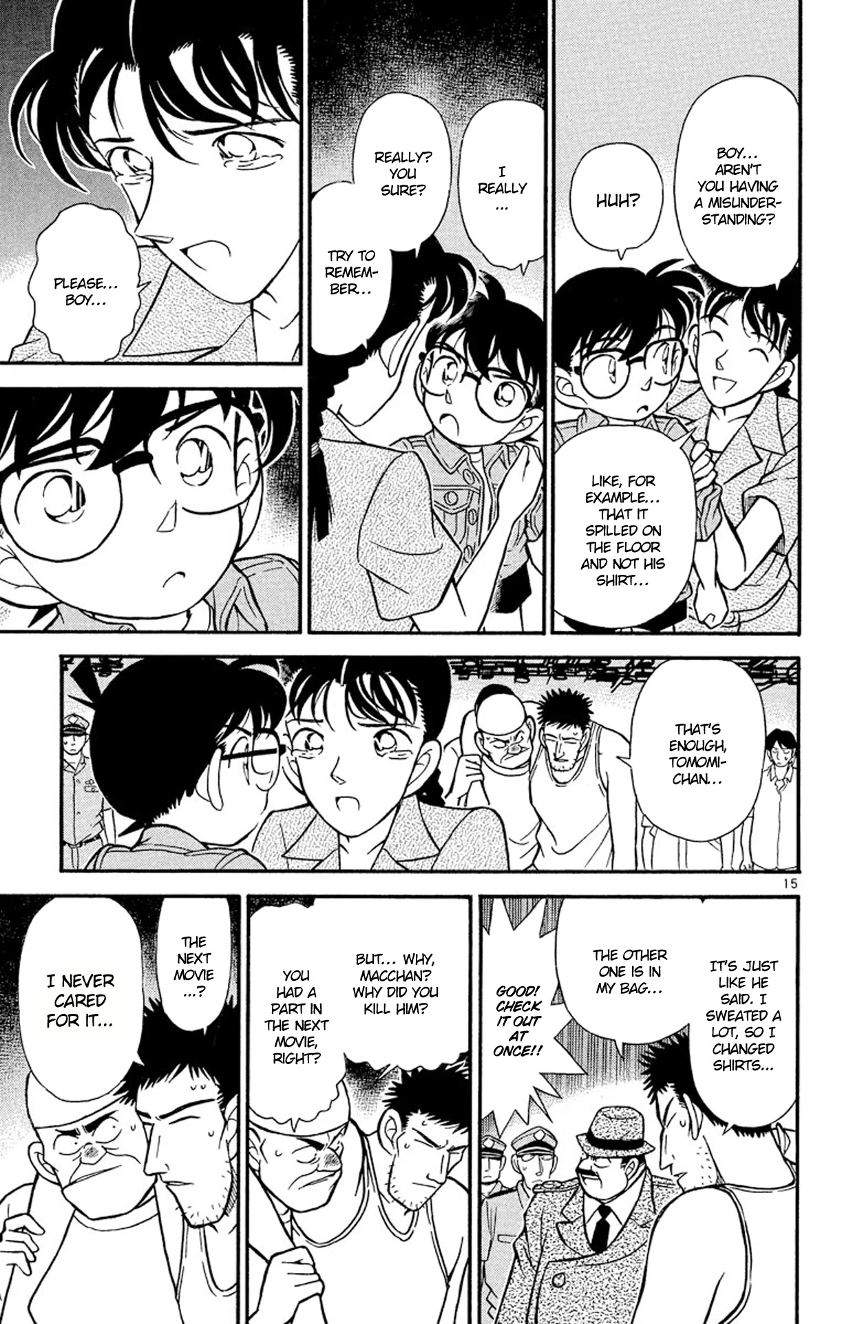 Detective Conan Chapter 130 page 16 - Chapter 130: The Back Running Away