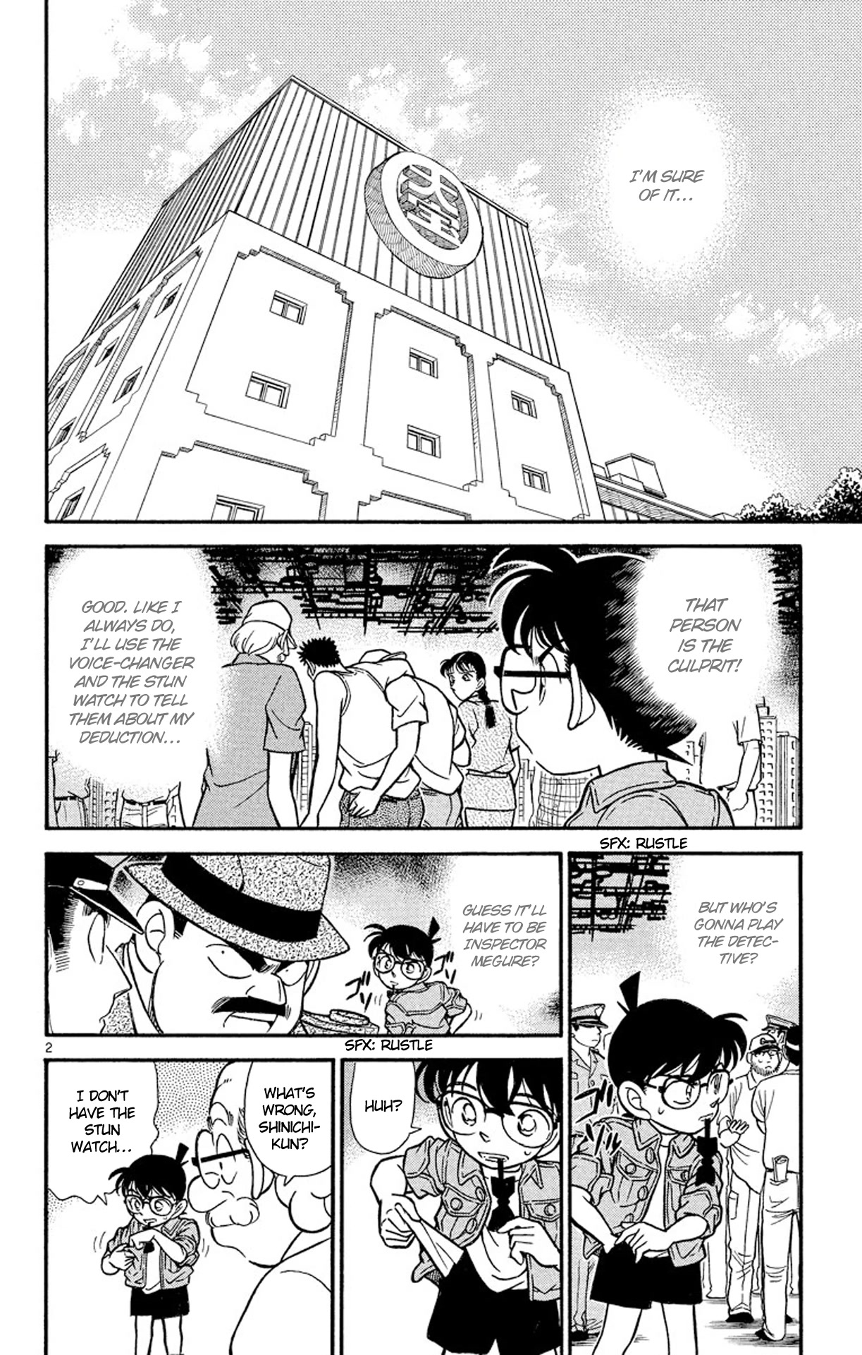 Detective Conan Chapter 130 page 3 - Chapter 130: The Back Running Away
