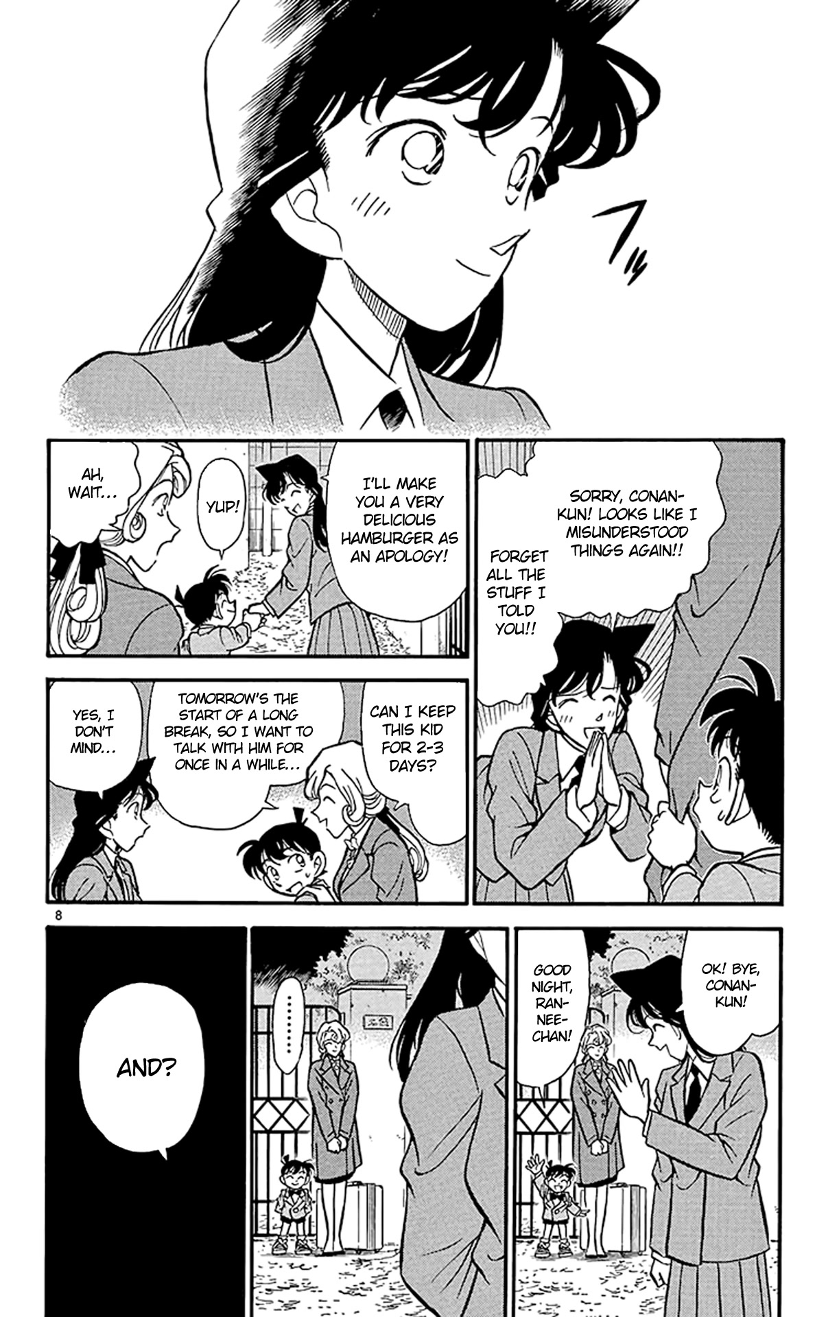 Detective Conan Chapter 134 page 8 - Chapter 134: Questions Among Fallen Leaves