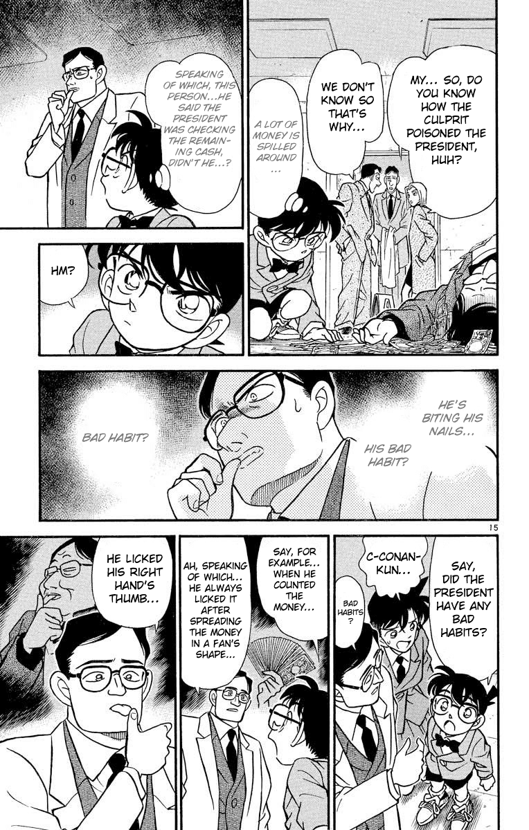 Detective Conan Chapter 147 page 16 - Chapter 147: Licking the Fingers?!
