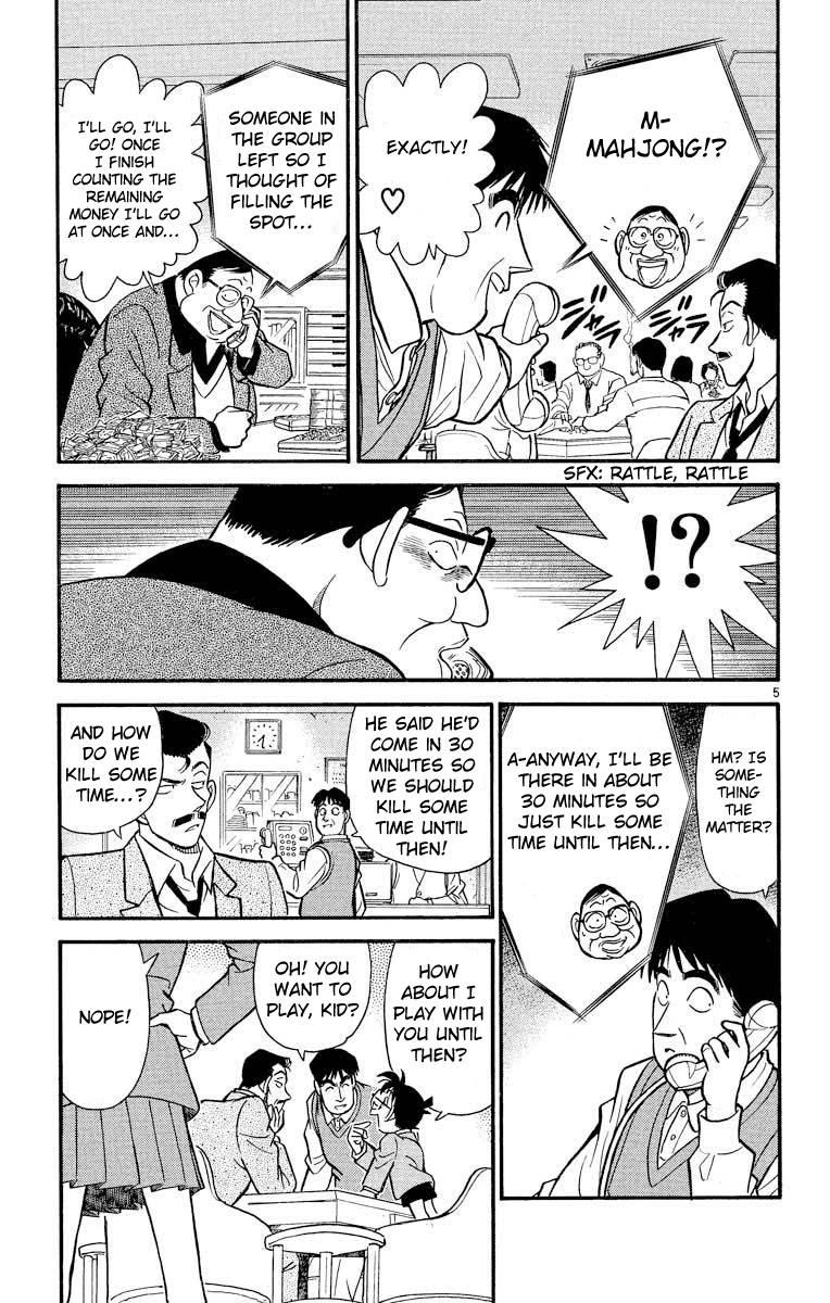 Detective Conan Chapter 147 page 6 - Chapter 147: Licking the Fingers?!