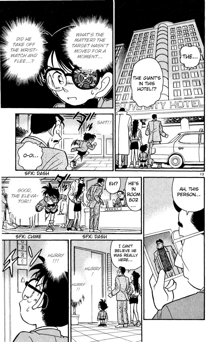 Detective Conan Chapter 15 page 14 - Chapter 15: Chase the Giant!