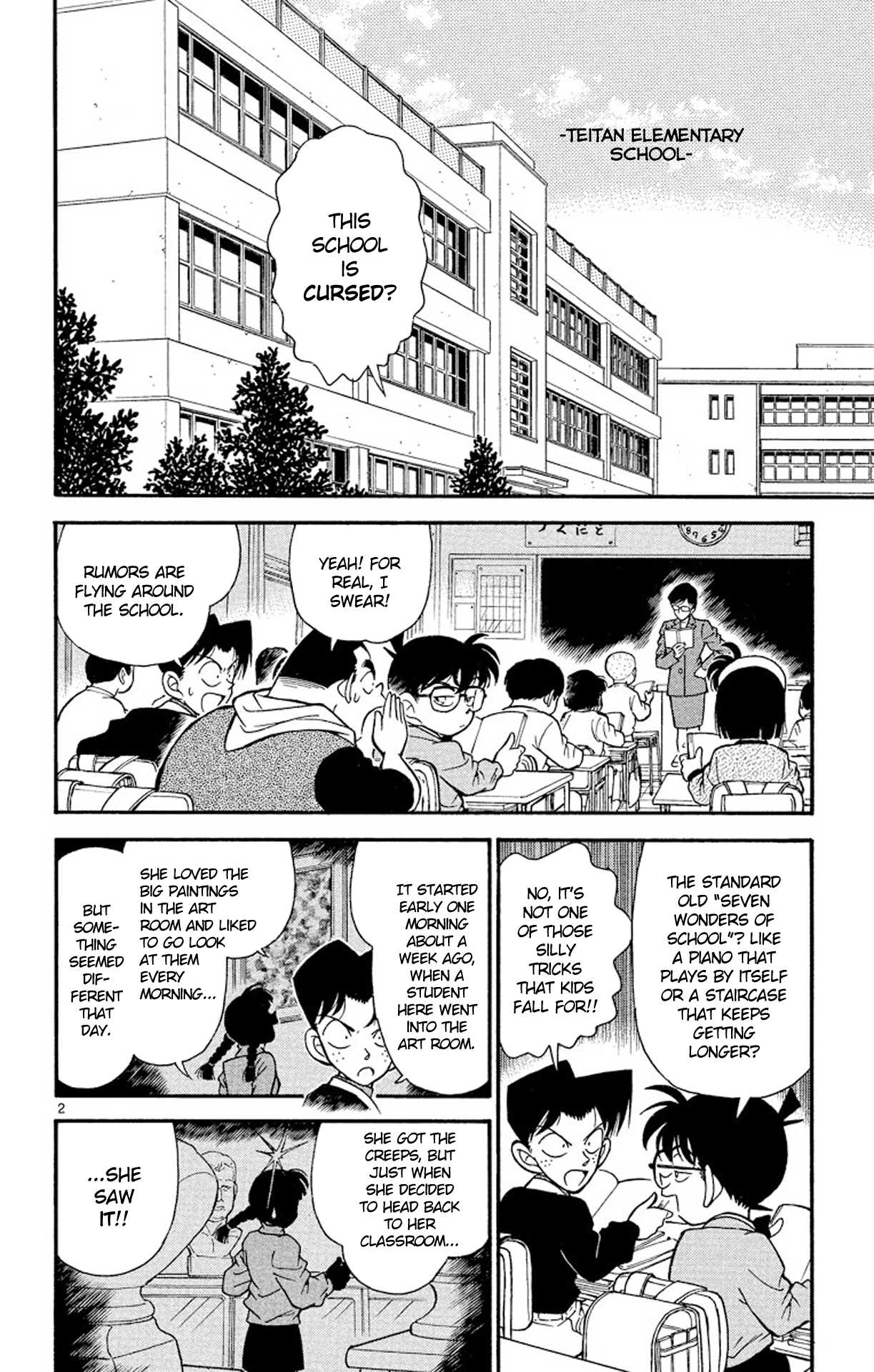 Detective Conan Chapter 154 page 3 - Chapter 154: The School's Mysteries