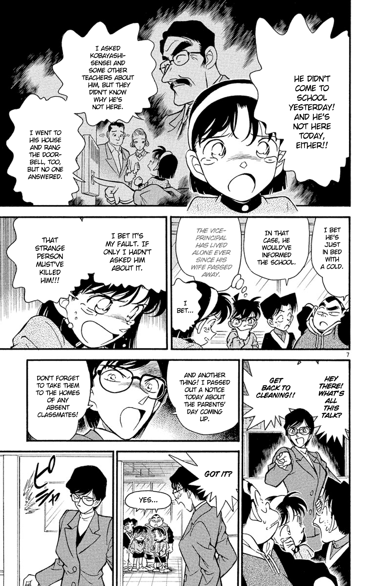 Detective Conan Chapter 154 page 8 - Chapter 154: The School's Mysteries