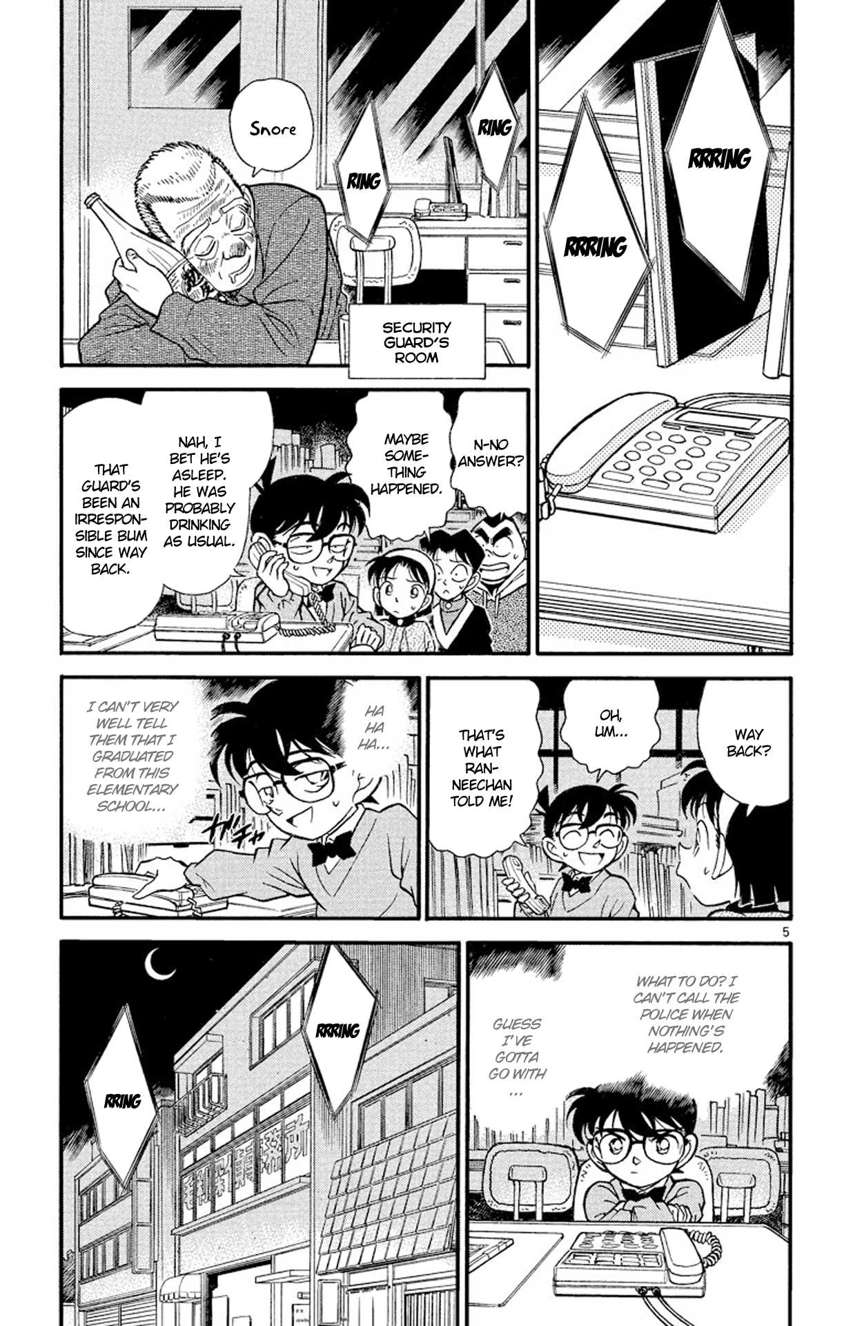 Detective Conan Chapter 155 page 6 - Chapter 155: Someone's There?!