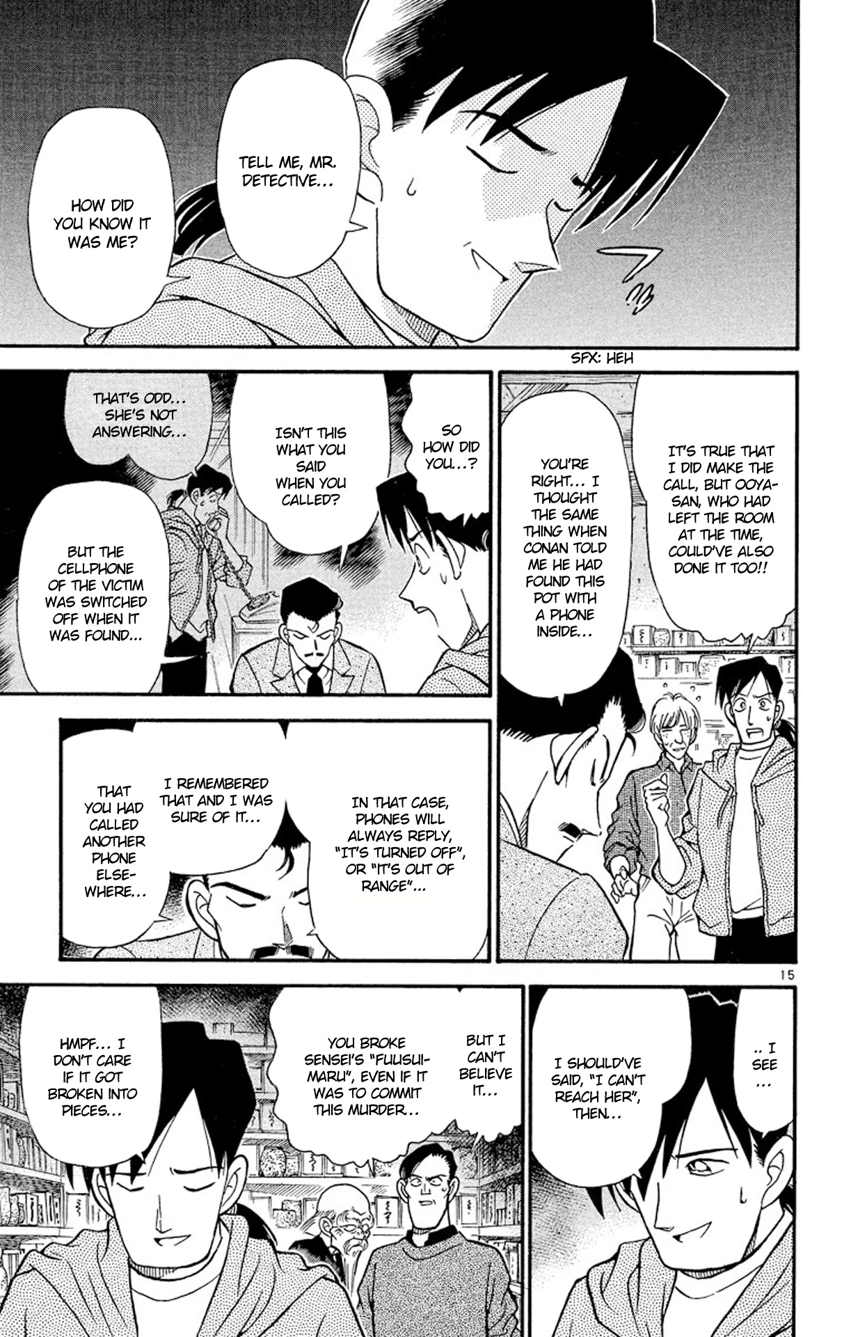 Detective Conan Chapter 162 page 16 - Chapter 162: Killing by Sound?!