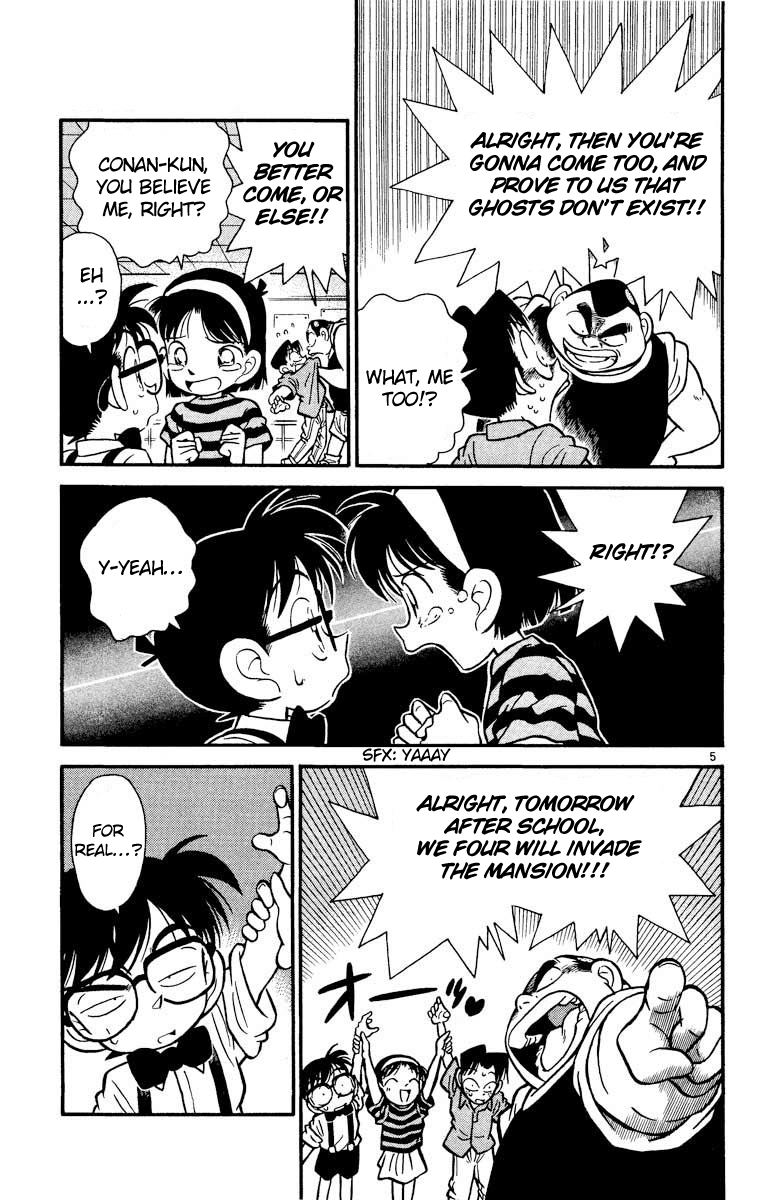 Detective Conan Chapter 17 page 6 - Chapter 17: The Mansion of Horror