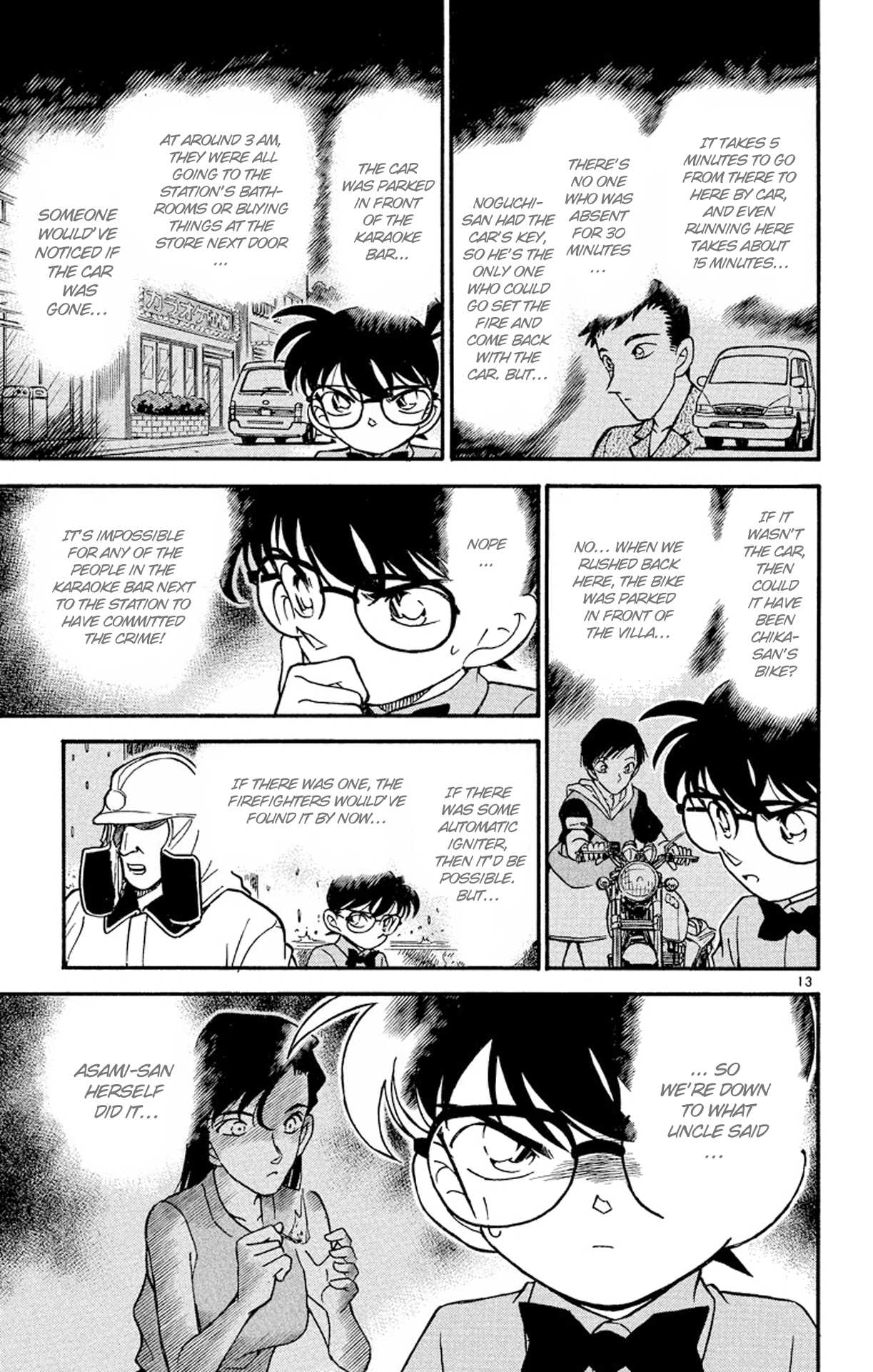 Detective Conan Chapter 174 page 14 - Chapter 174: The Burning Truth