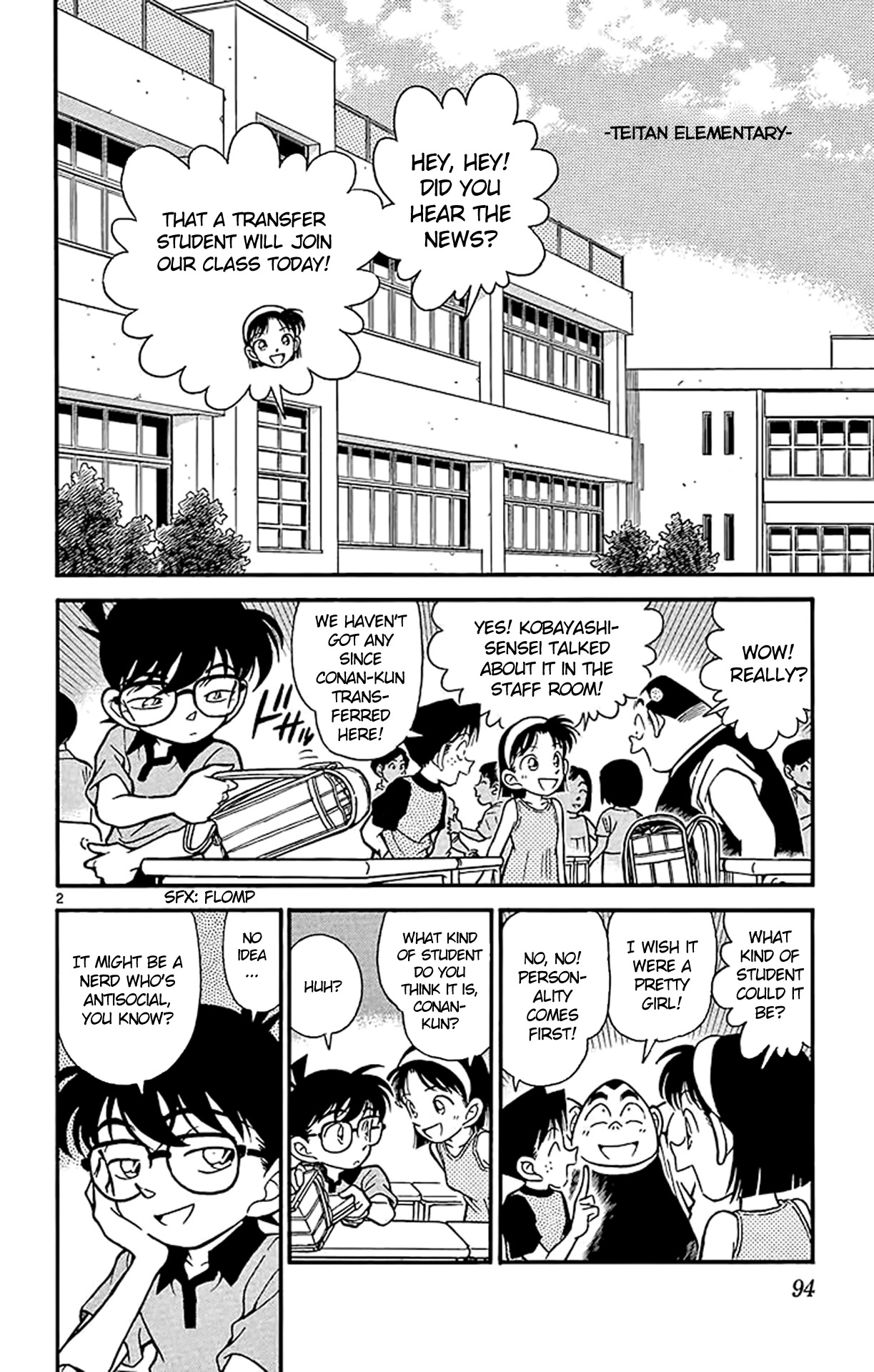 Detective Conan Chapter 176 page 3 - Chapter 176: The Transfer Student